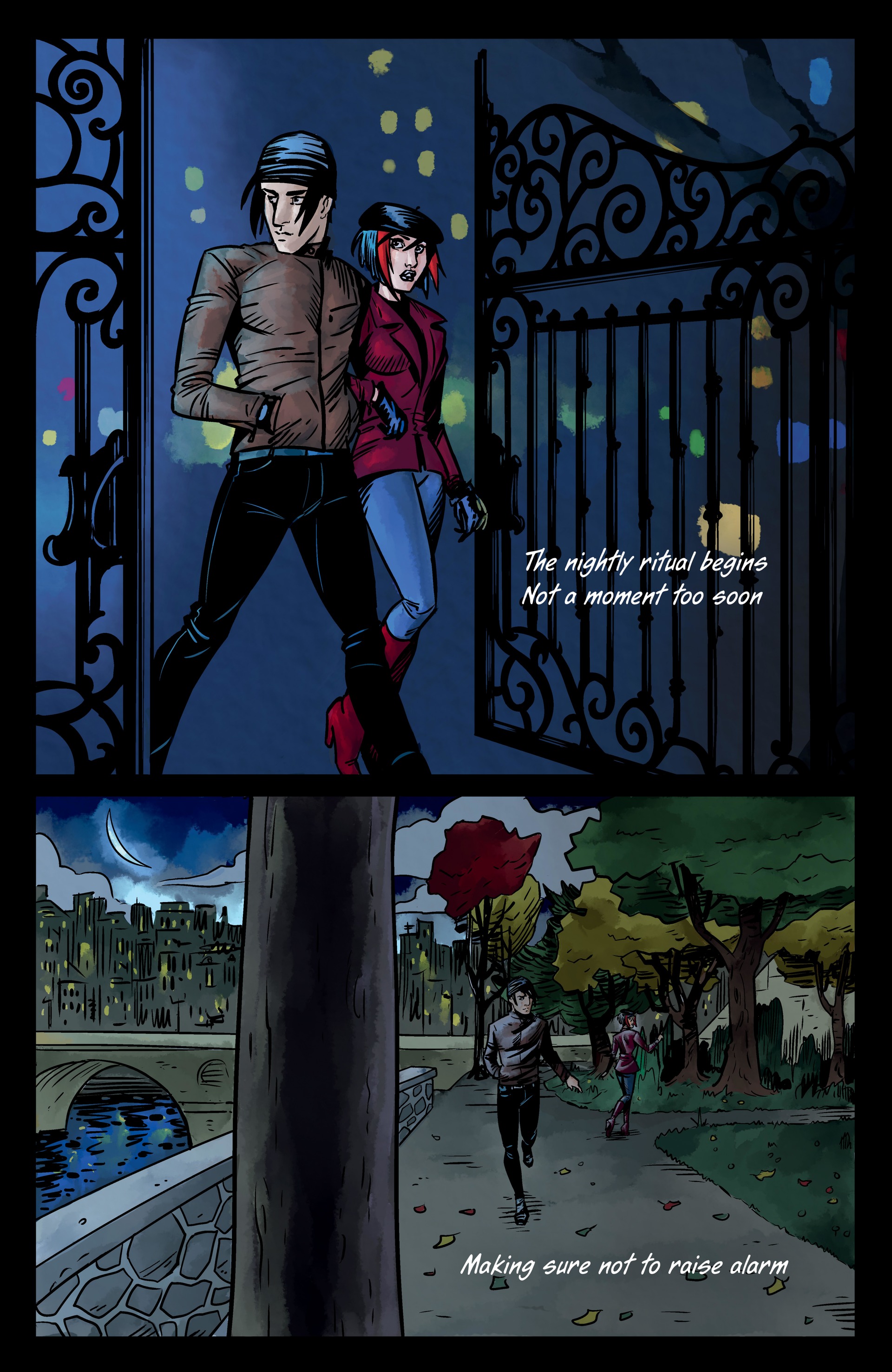 Read online GirlFIEND in Paris: A Bloodthirsty Bedtime Story comic -  Issue # TPB - 18