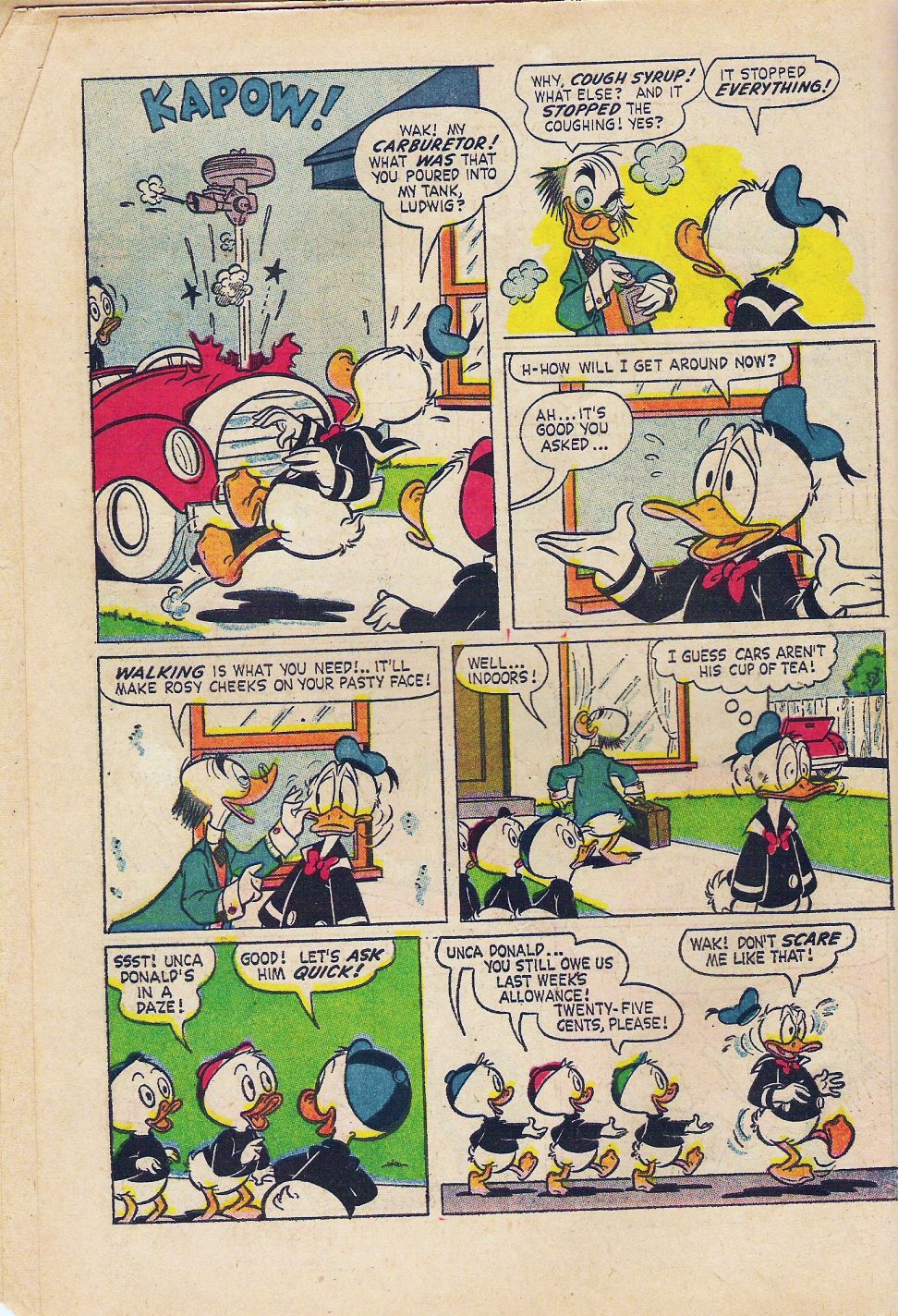 Read online Walt Disney's Ludwig Von Drake comic -  Issue #1 - 6