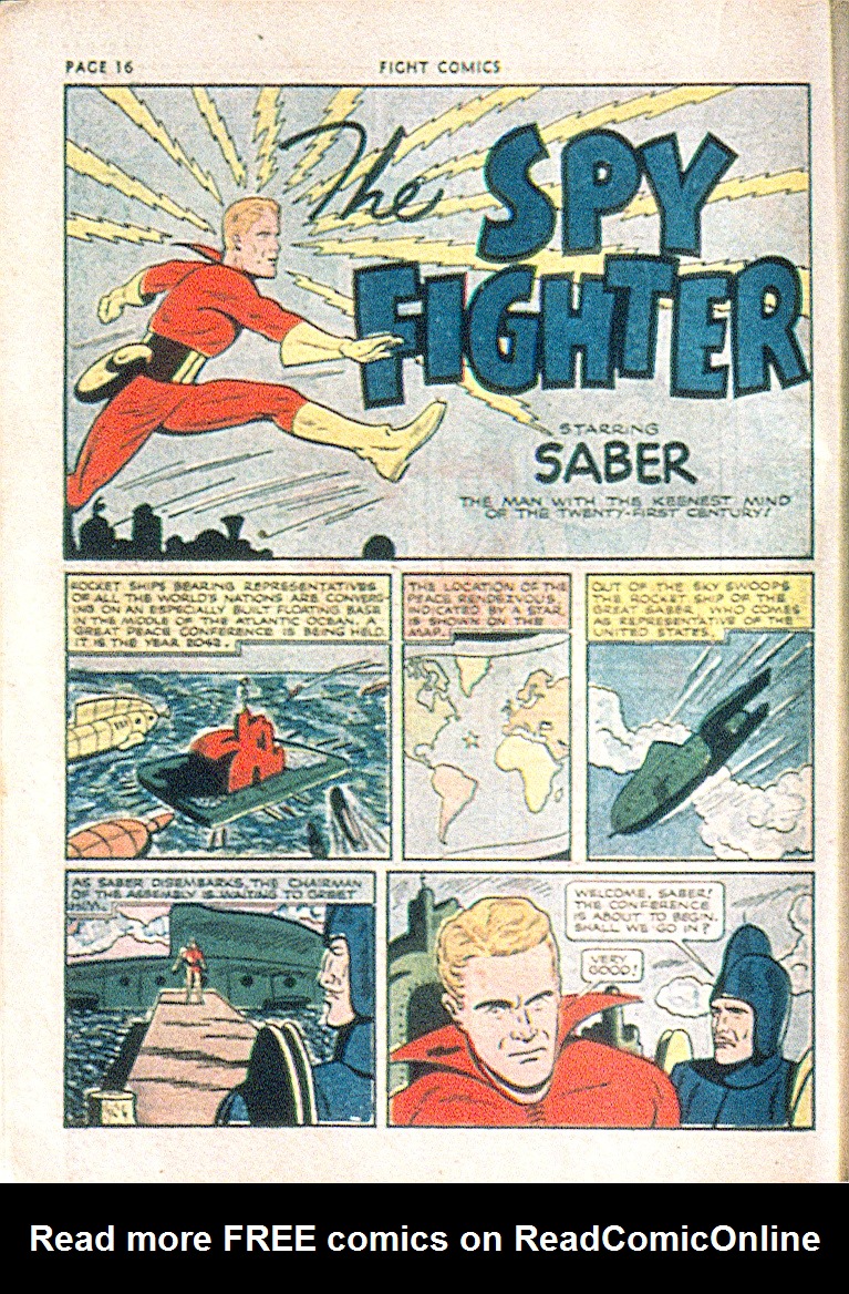 Read online Fight Comics comic -  Issue #13 - 18
