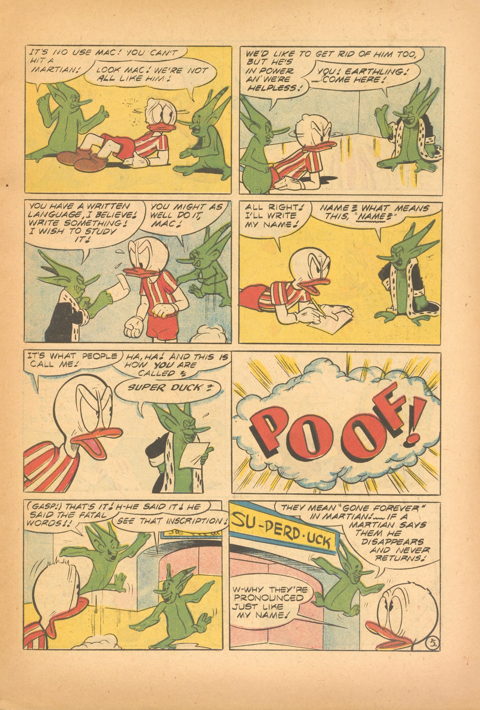 Read online Super Duck Comics comic -  Issue #76 - 7