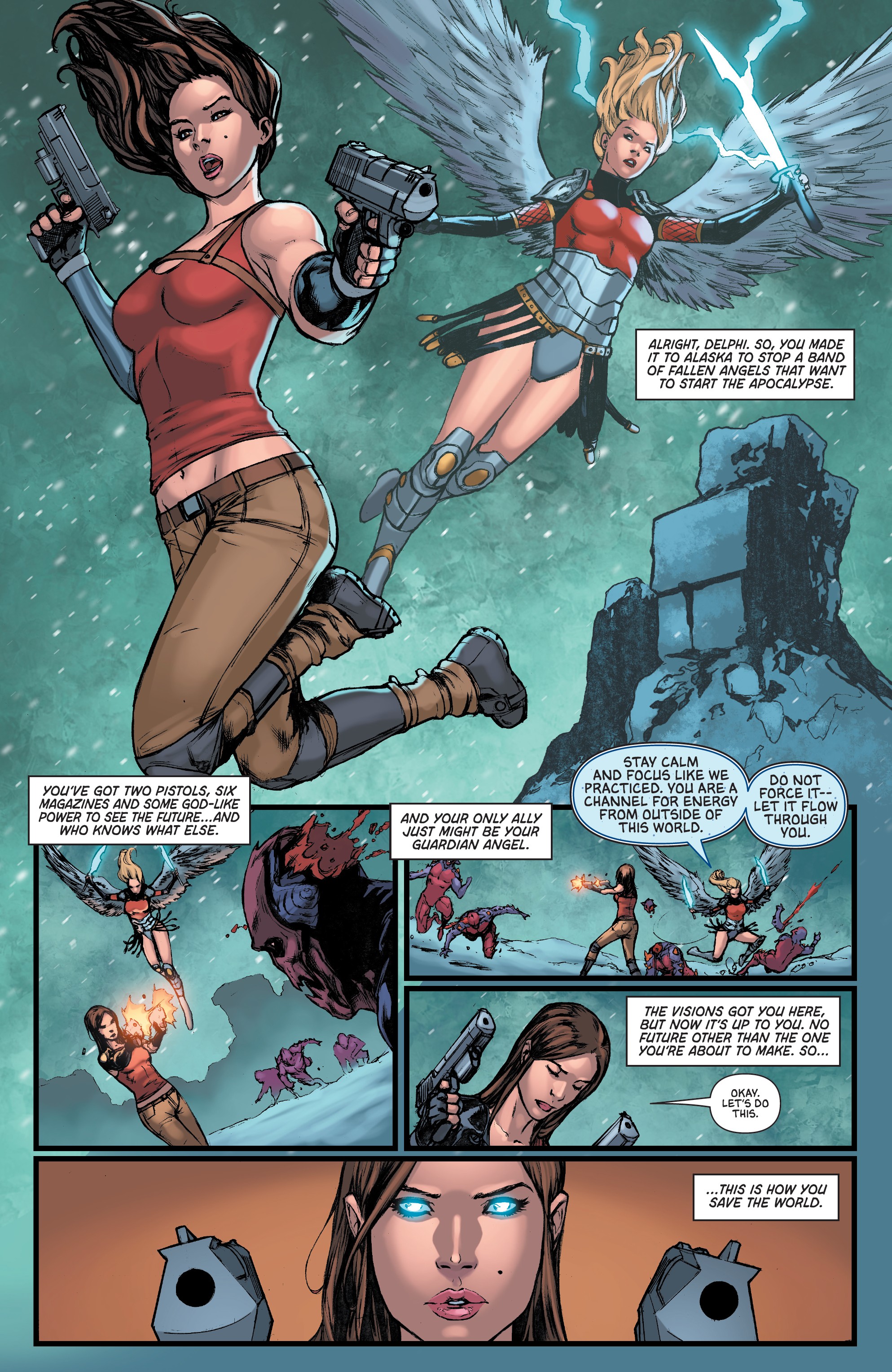 Read online Dissension: War Eternal comic -  Issue #5 - 10