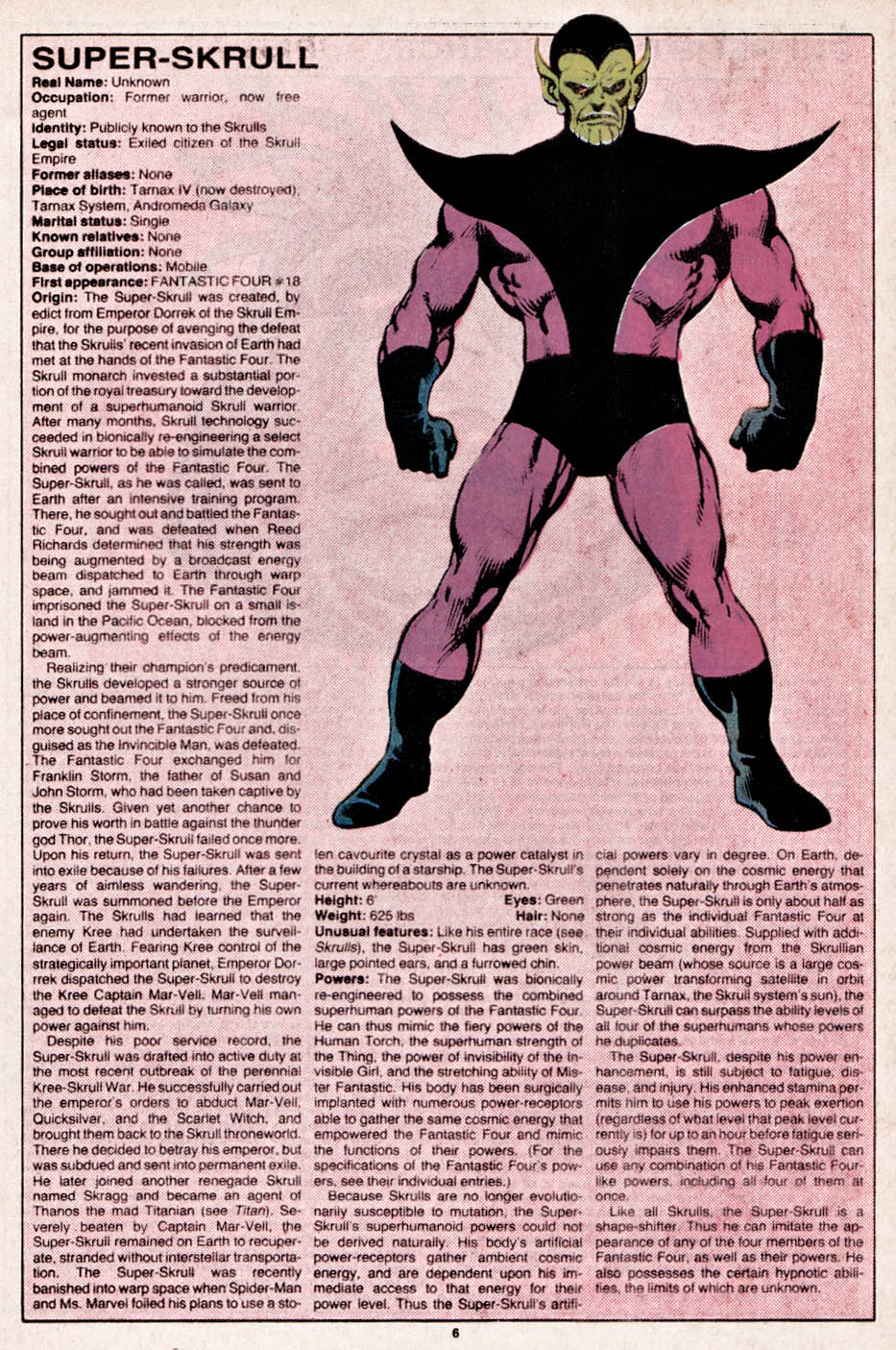 The Official Handbook of the Marvel Universe issue 11 - Page 7