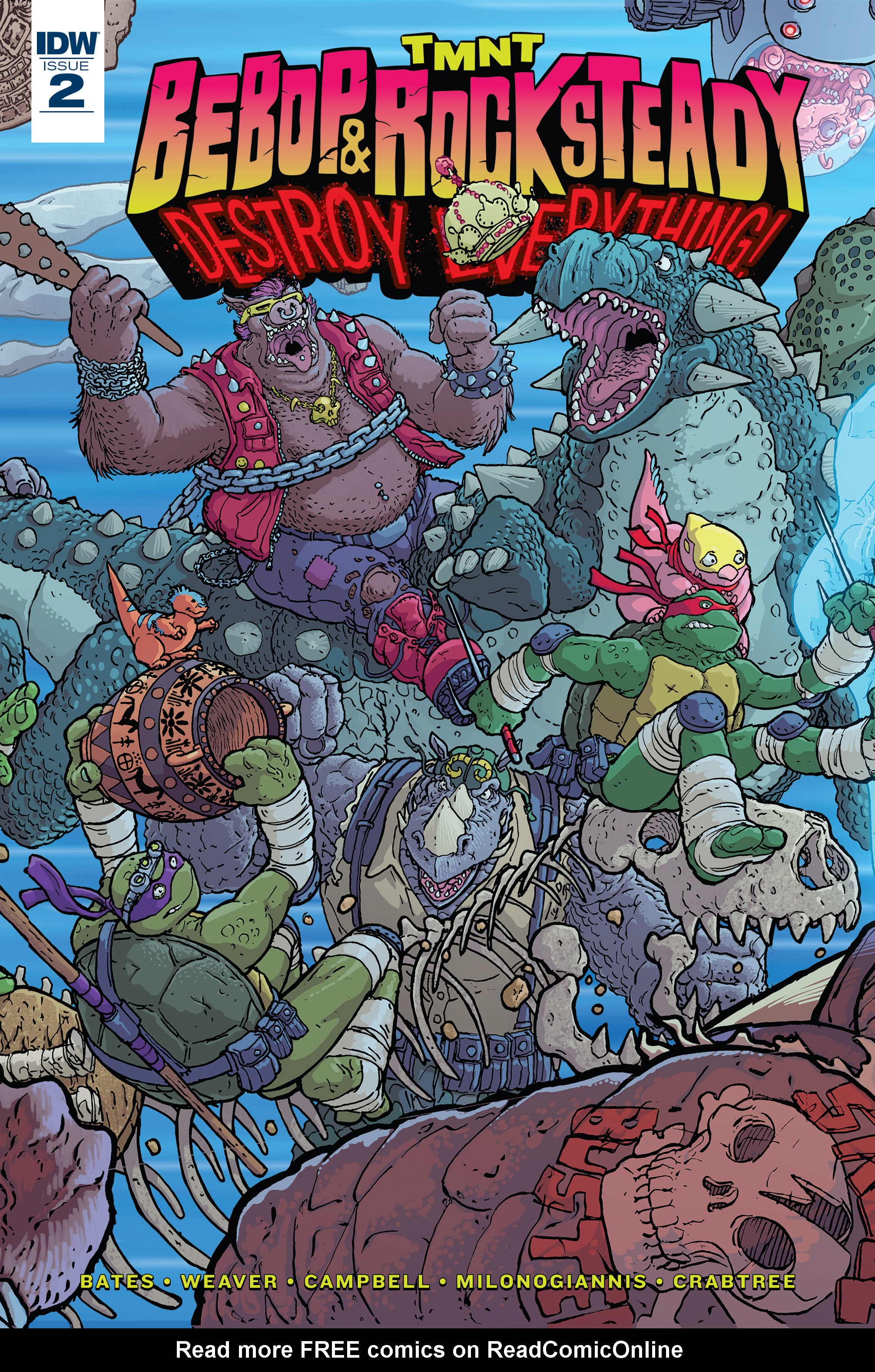 Read online Teenage Mutant Ninja Turtles Bebop & Rocksteady Destroy Everything comic -  Issue #2 - 1