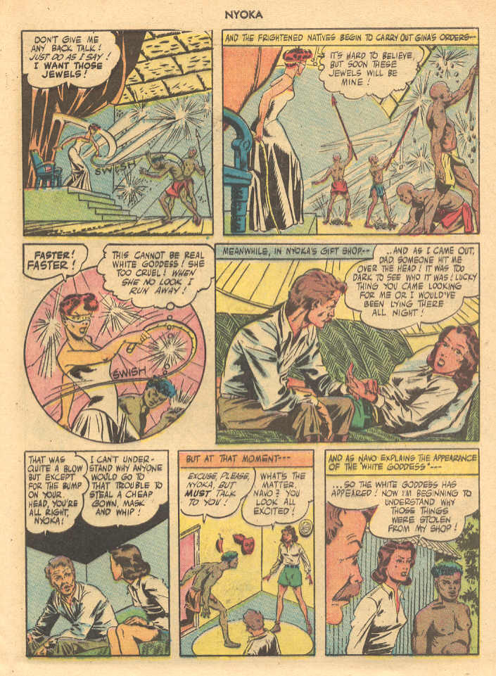 Read online Nyoka the Jungle Girl (1945) comic -  Issue #6 - 9