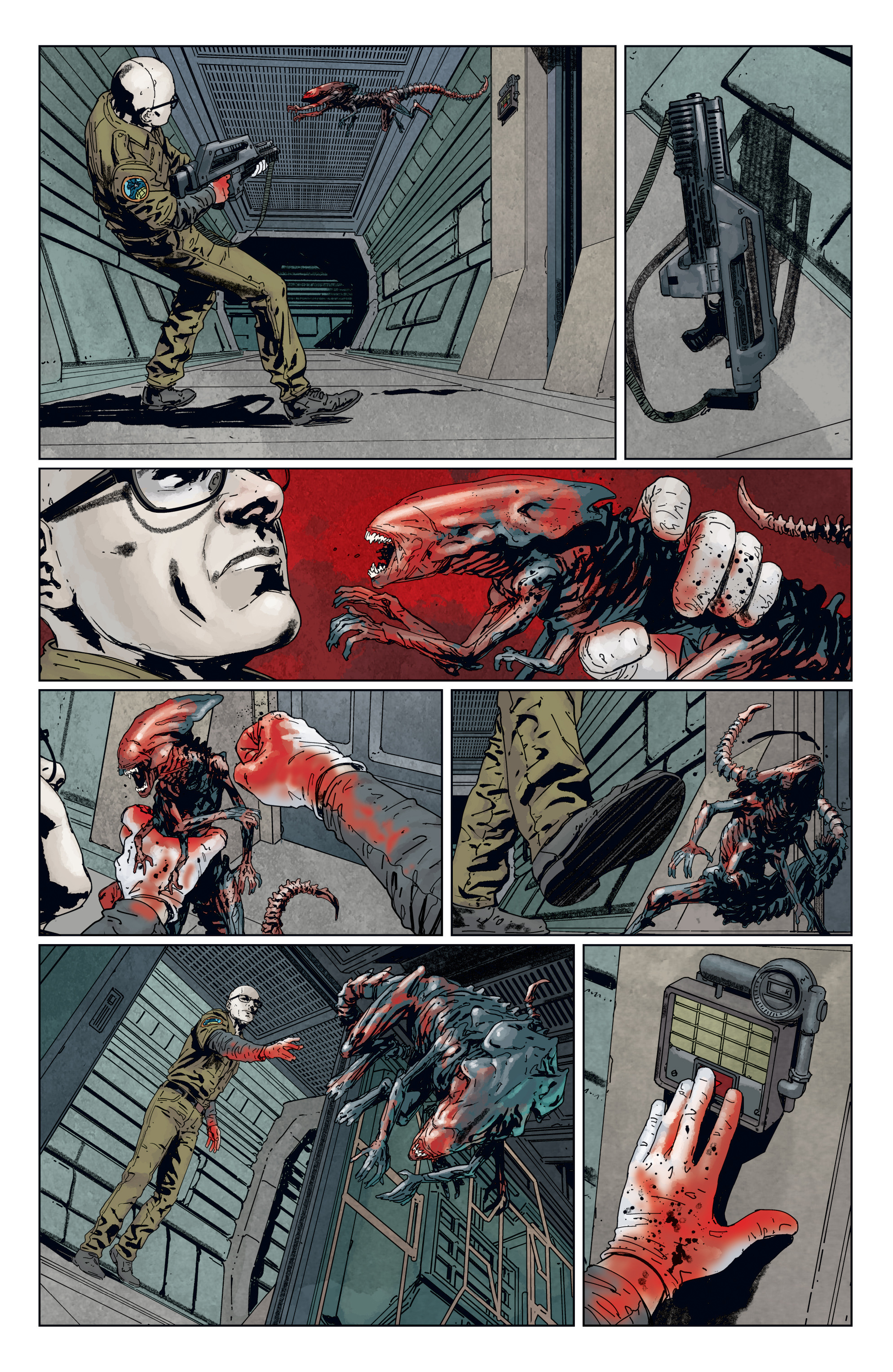 Read online Aliens: Defiance comic -  Issue #7 - 16