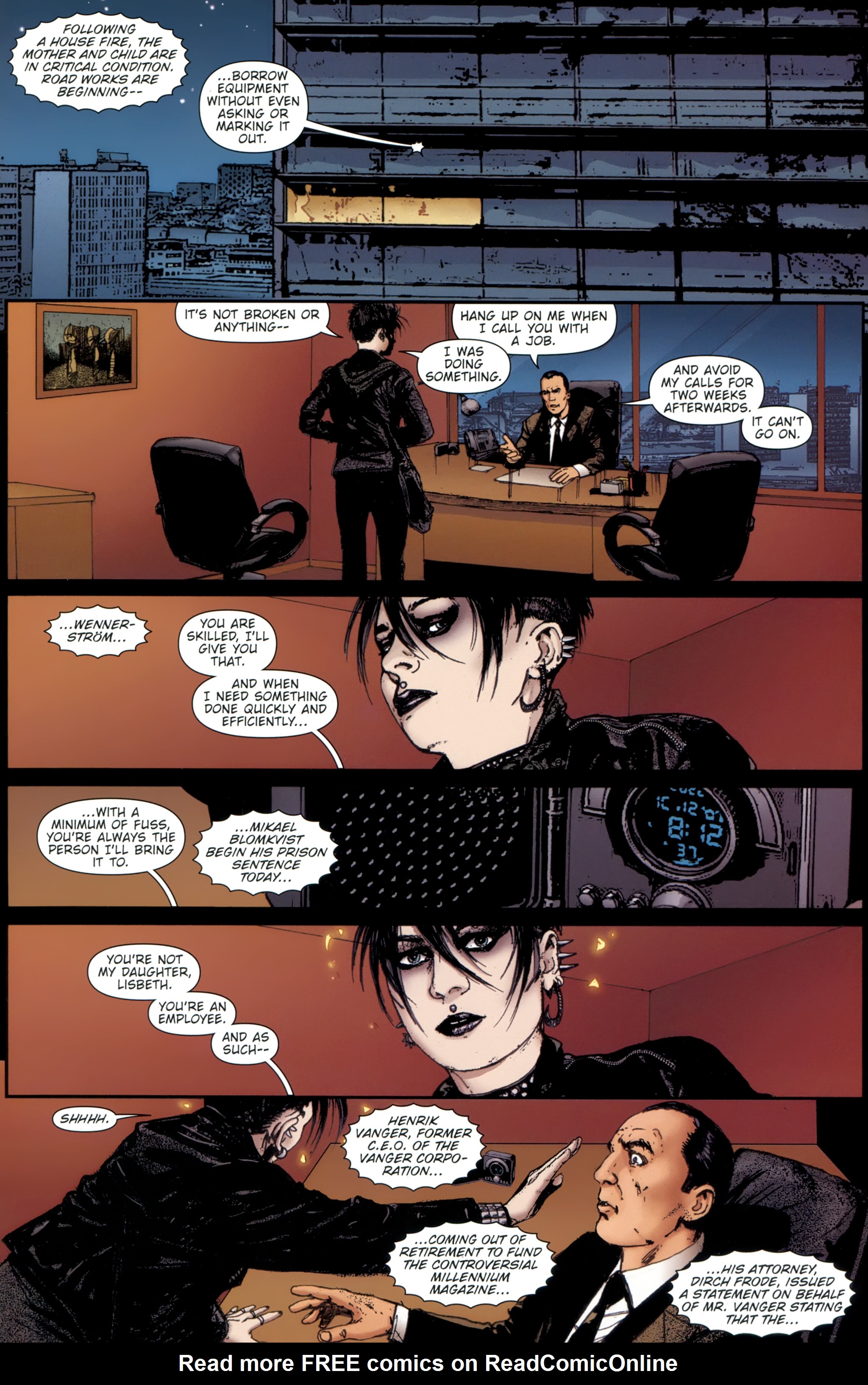 Read online The Girl With the Dragon Tattoo comic -  Issue # TPB 1 - 148