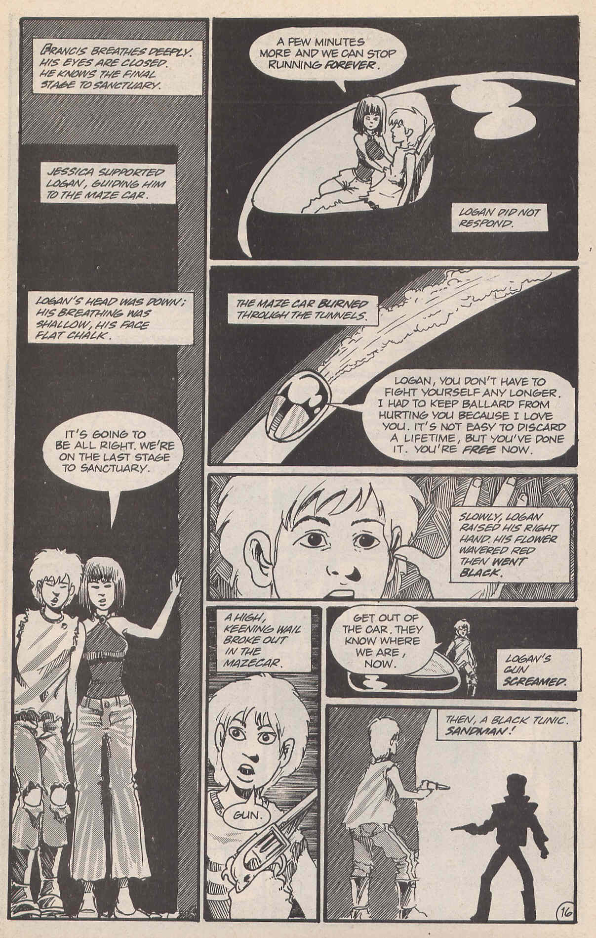 Read online Logan's Run (1990) comic -  Issue #6 - 18