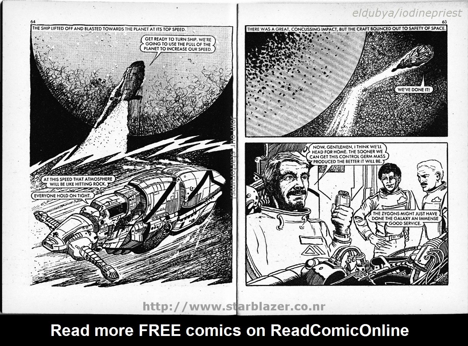 Read online Starblazer comic -  Issue #70 - 34