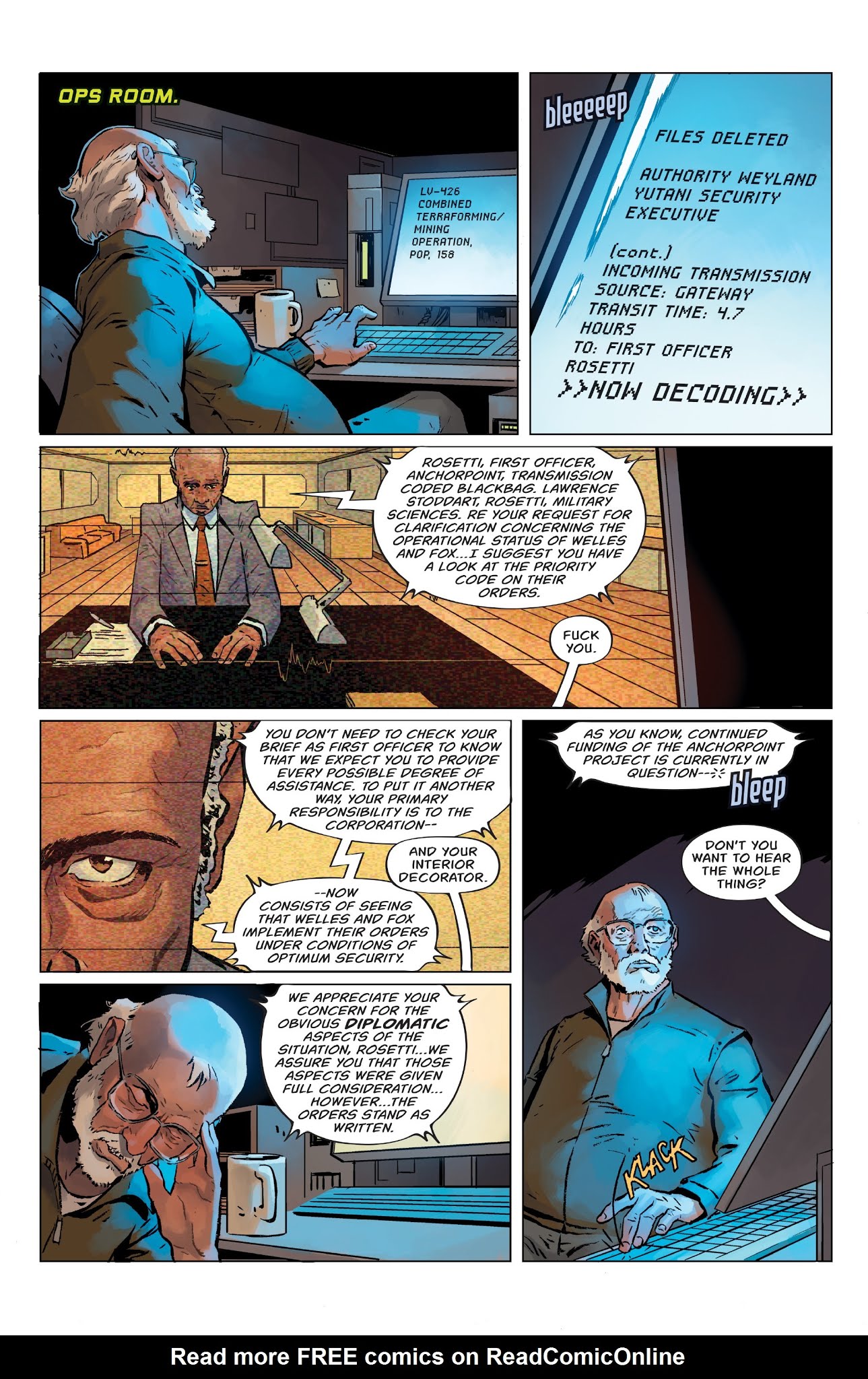 Read online William Gibson's Alien 3 comic -  Issue #2 - 7