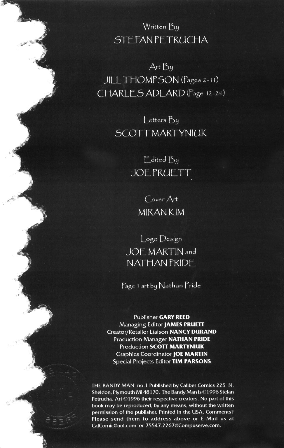 Read online The Bandy Man comic -  Issue #1 - 2