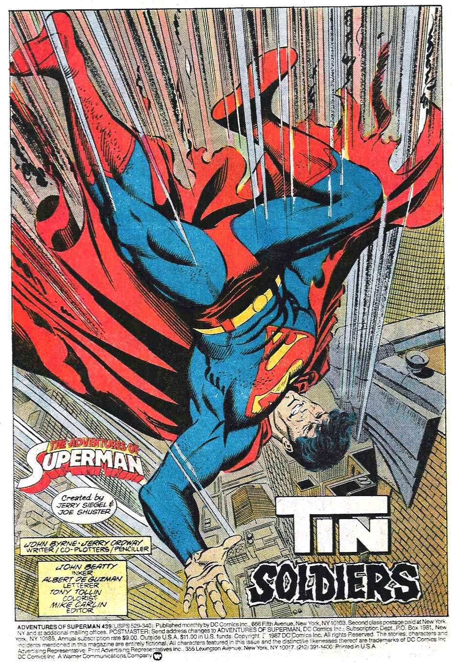 Read online Adventures of Superman (1987) comic -  Issue #439 - 3