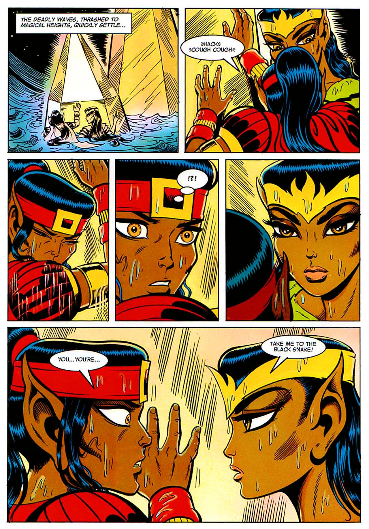 Read online ElfQuest: Kings of the Broken Wheel comic -  Issue #9 - 16