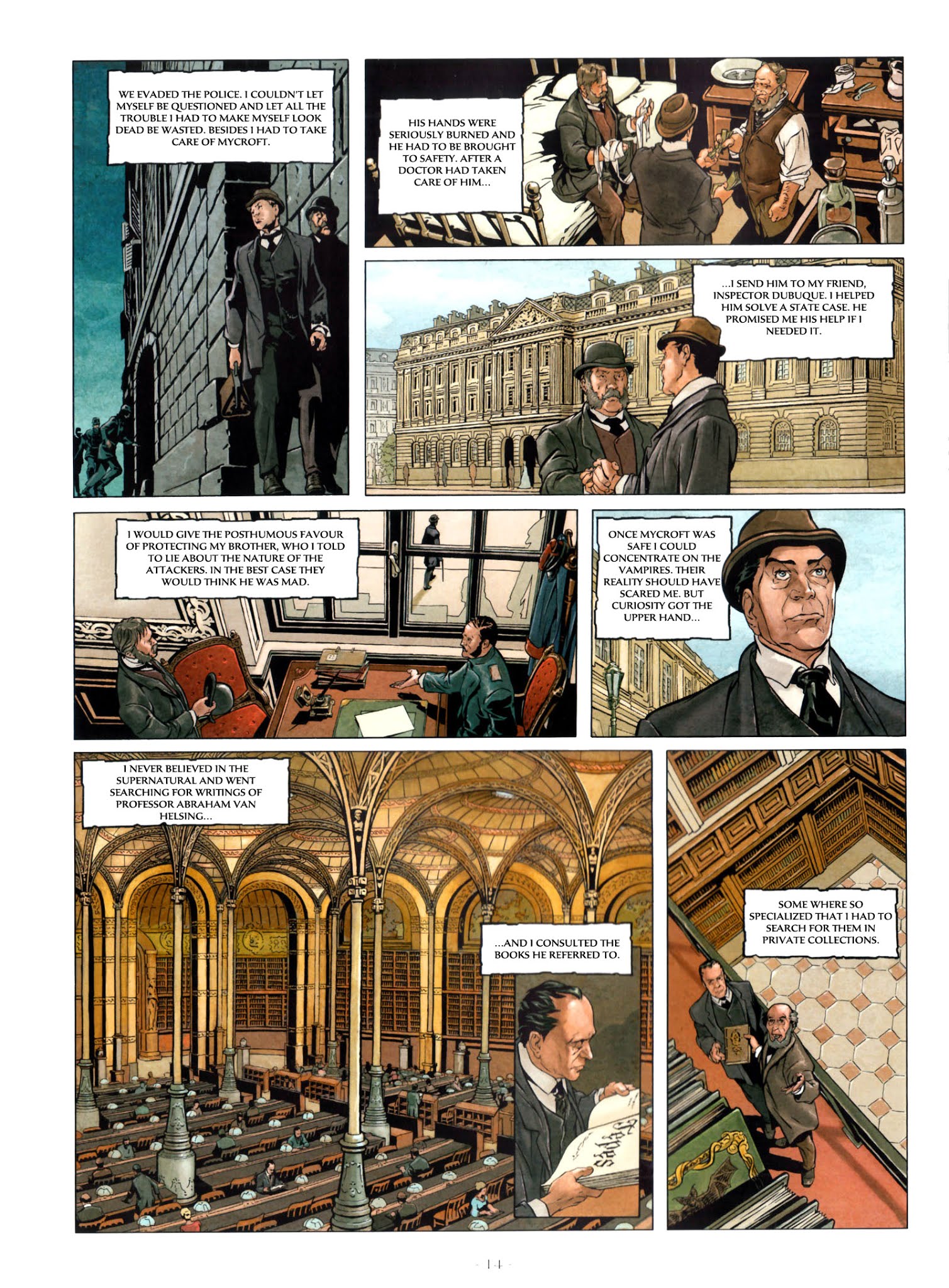 Read online Sherlock Holmes and the Vampires of London comic -  Issue # TPB - 15