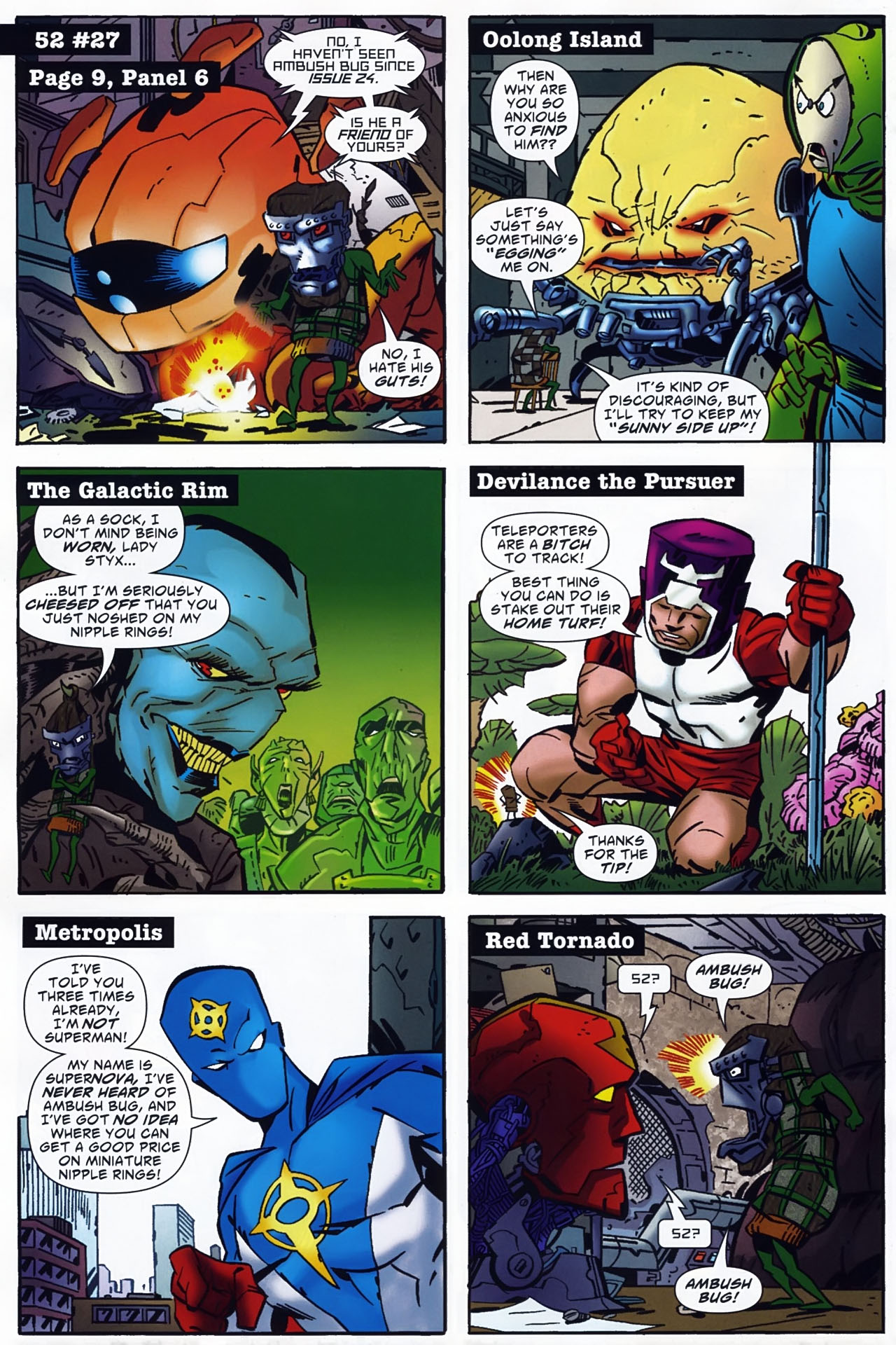 Read online Ambush Bug: Year None comic -  Issue #4 - 12