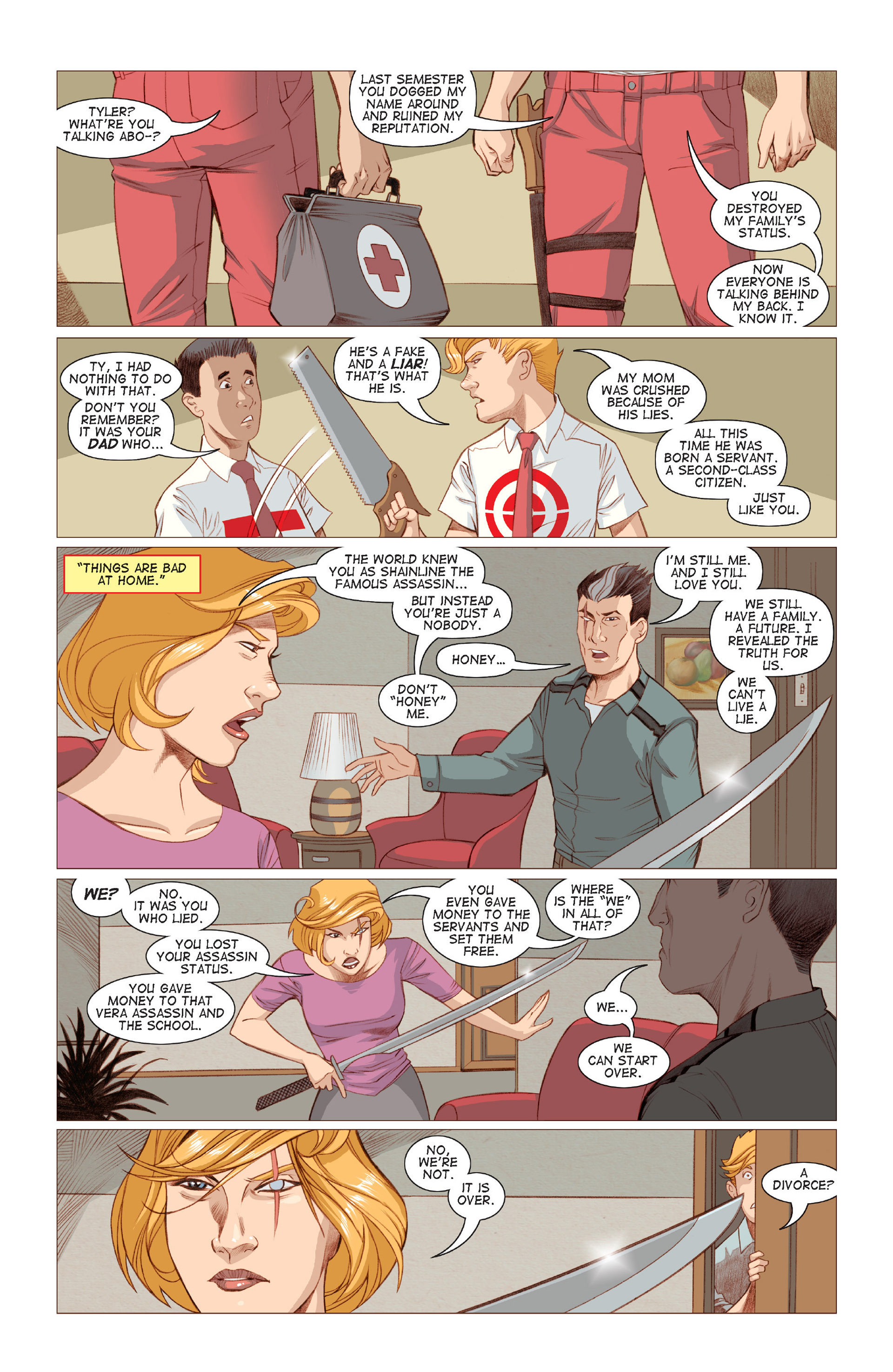 Read online Five Weapons comic -  Issue #6 - 20