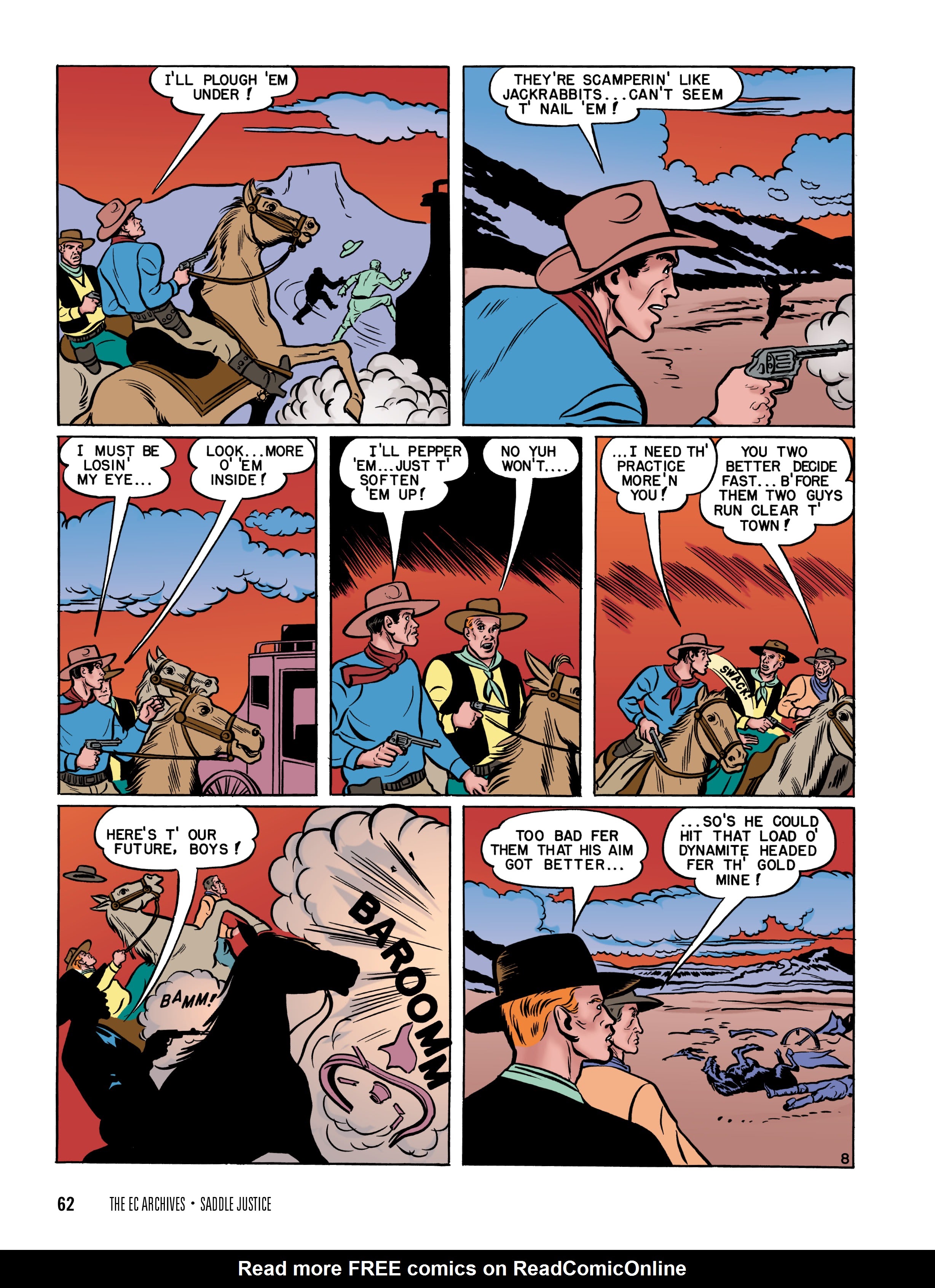 Read online The EC Archives: Saddle Justice comic -  Issue # TPB (Part 1) - 64