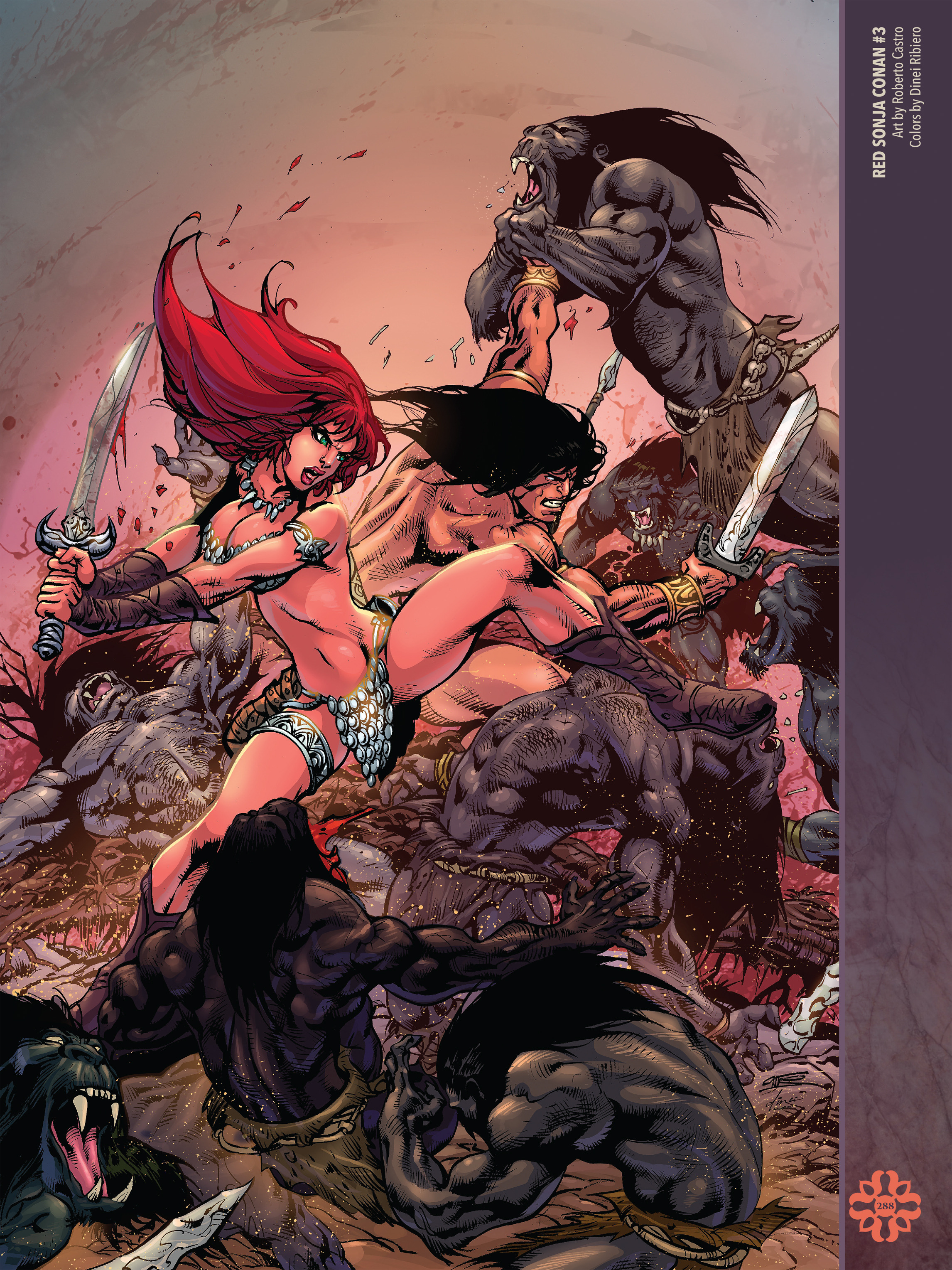 Read online The Art of Red Sonja comic -  Issue # TPB 2 (Part 3) - 89