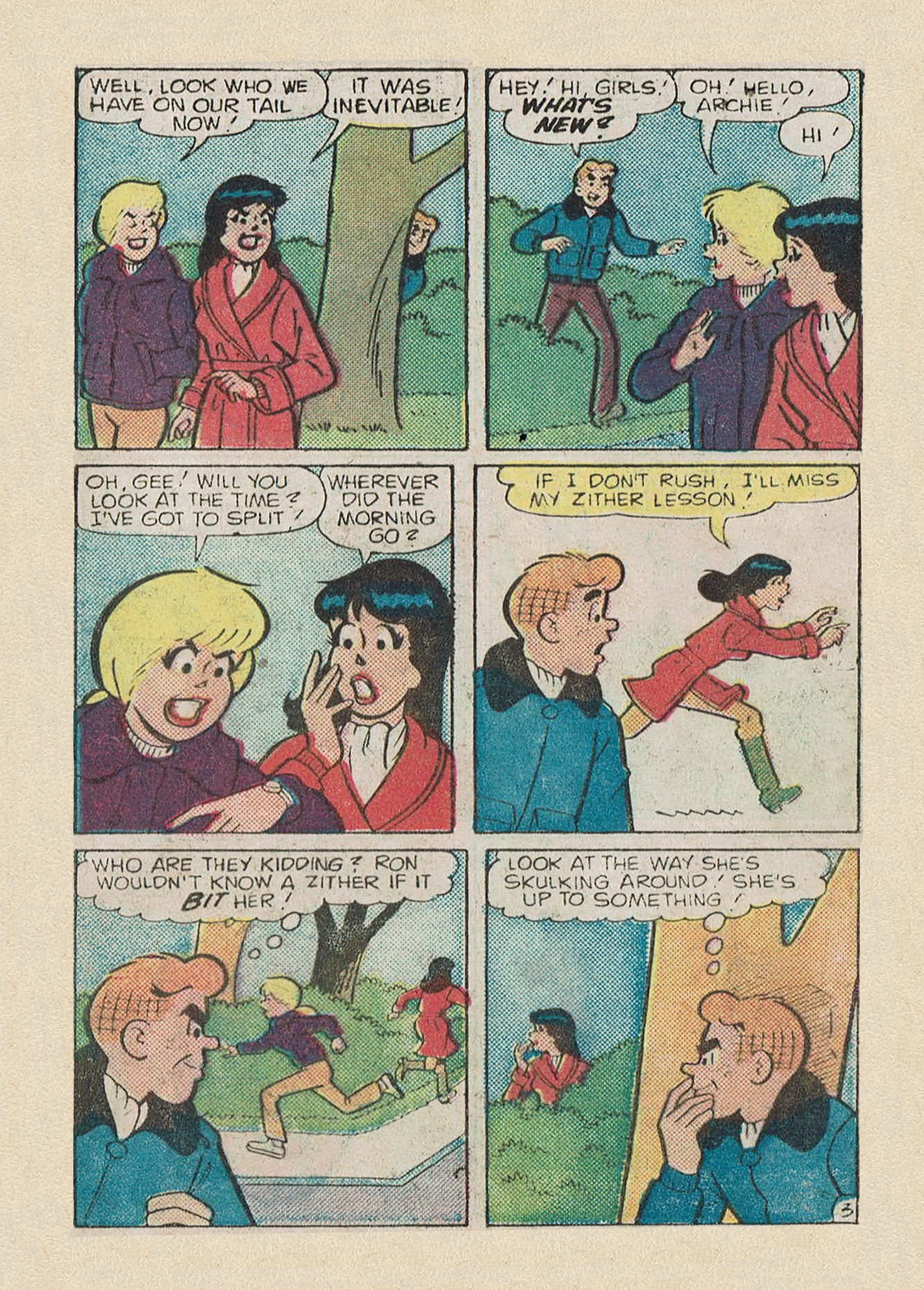 Read online Archie...Archie Andrews, Where Are You? Digest Magazine comic -  Issue #49 - 125