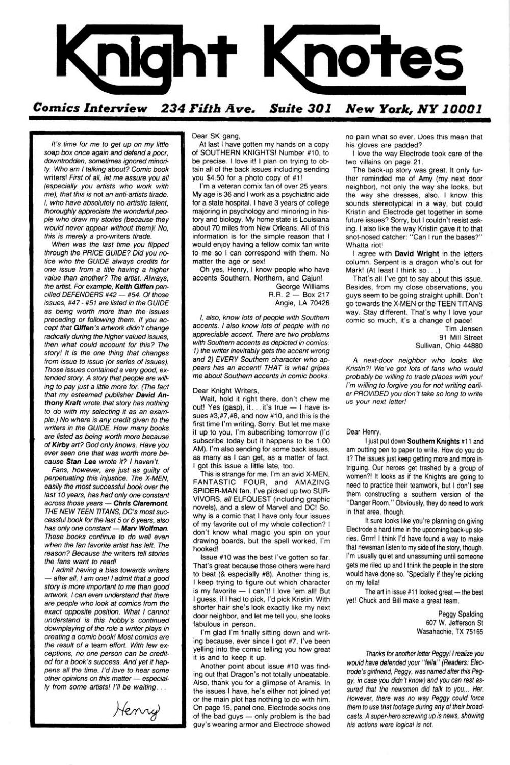 Read online Southern Knights comic -  Issue #16 - 2