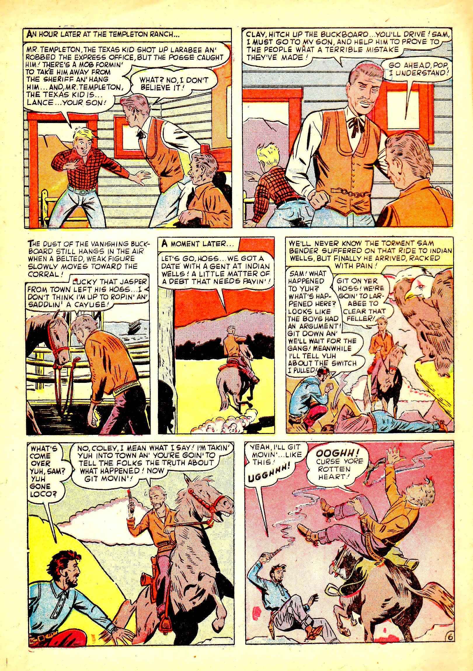 Read online Texas Kid comic -  Issue #5 - 8