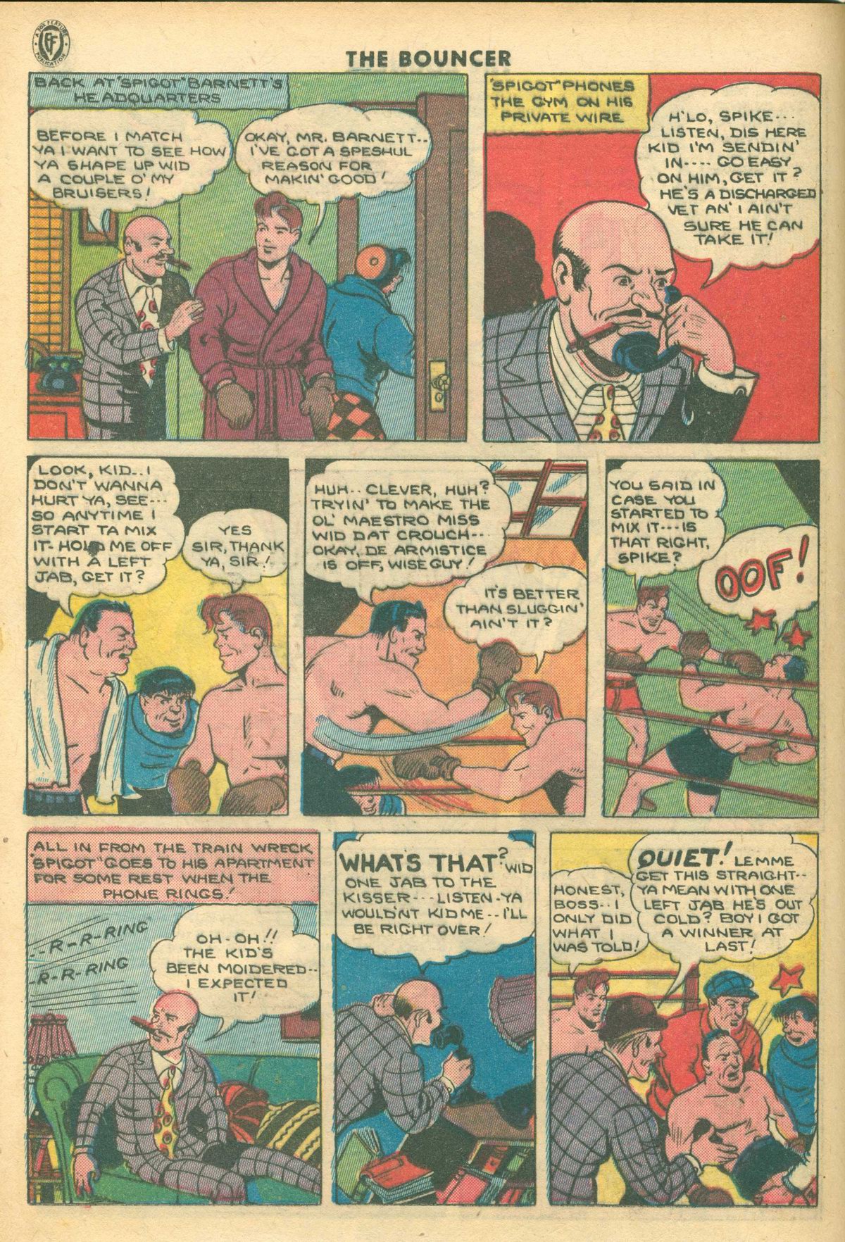 Read online The Bouncer (1944) comic -  Issue #12 - 16