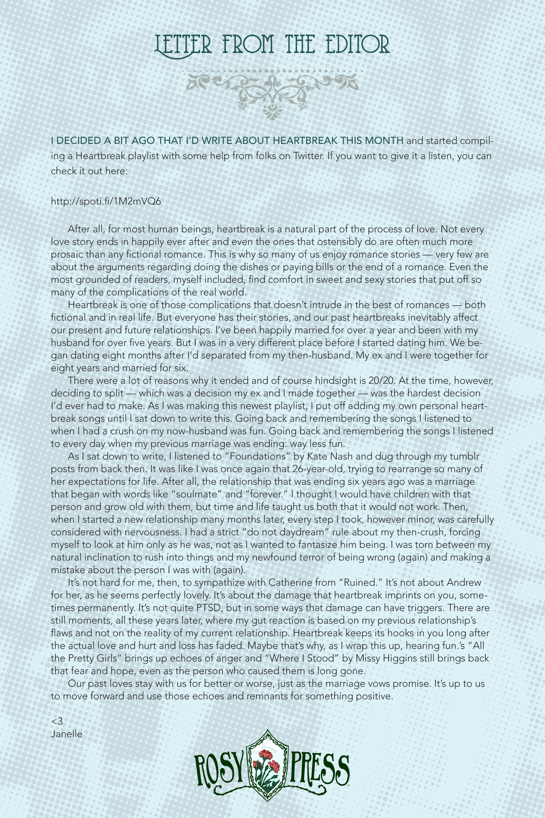 Read online Fresh Romance comic -  Issue #6 - 2