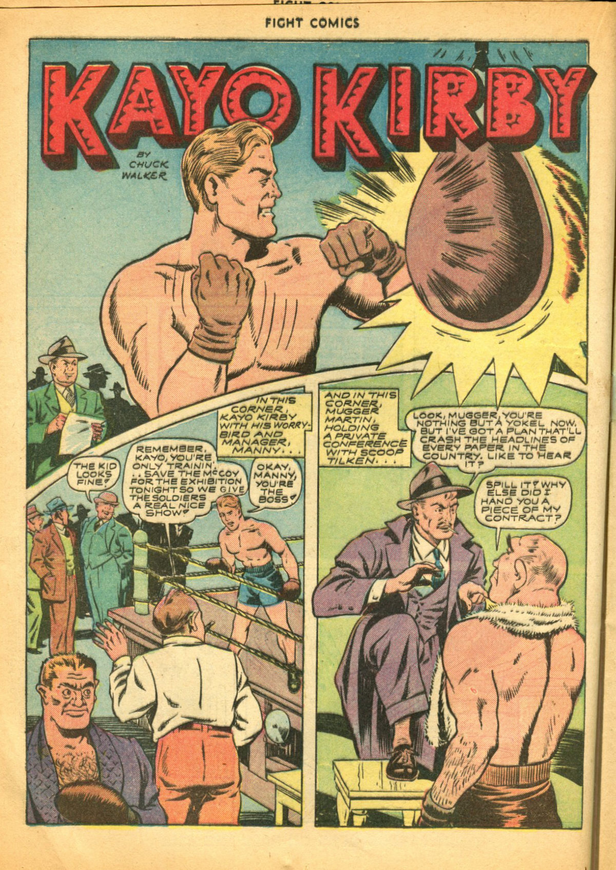 Read online Fight Comics comic -  Issue #28 - 30