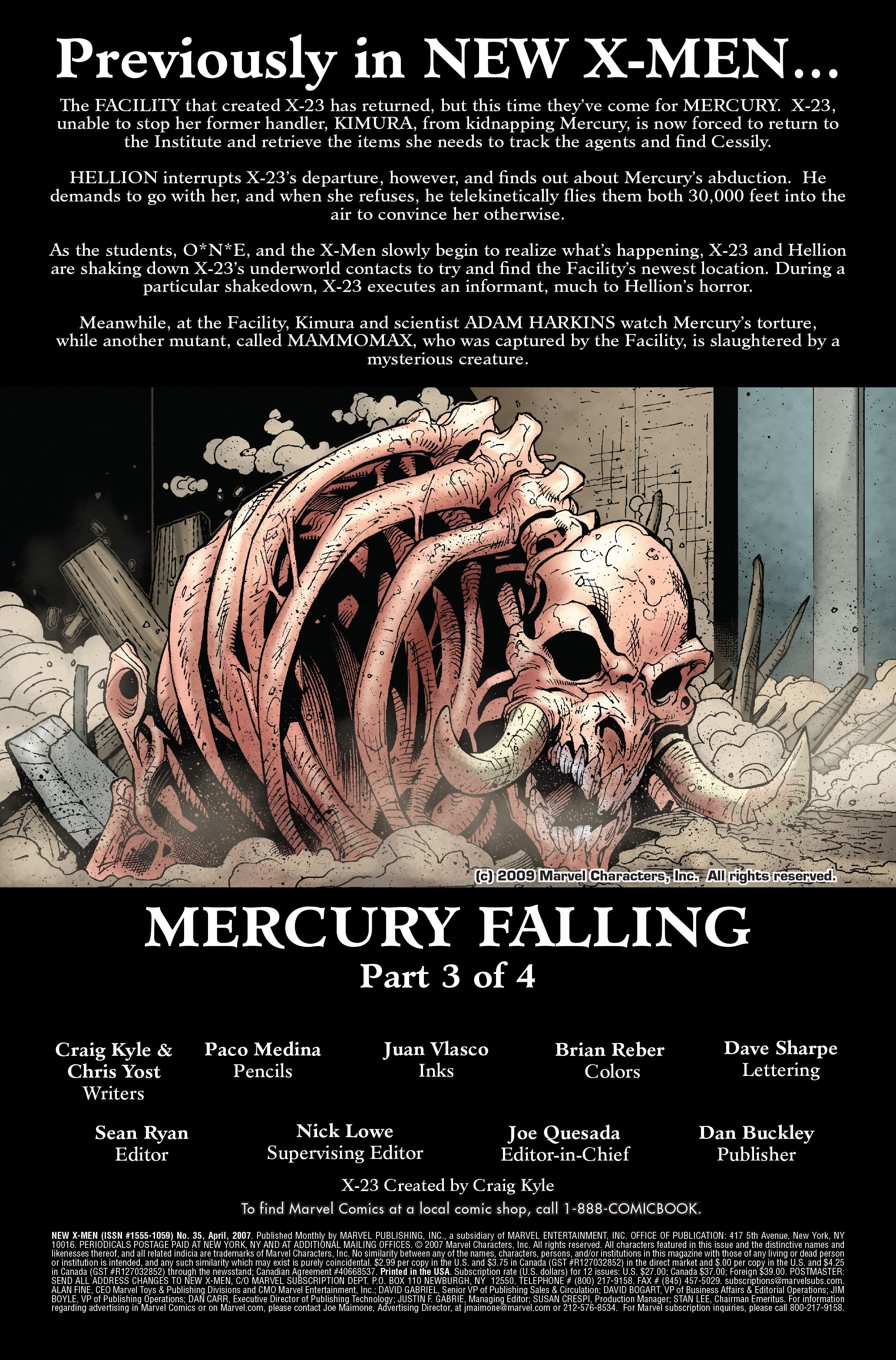 Read online New X-Men (2004) comic -  Issue #35 - 2