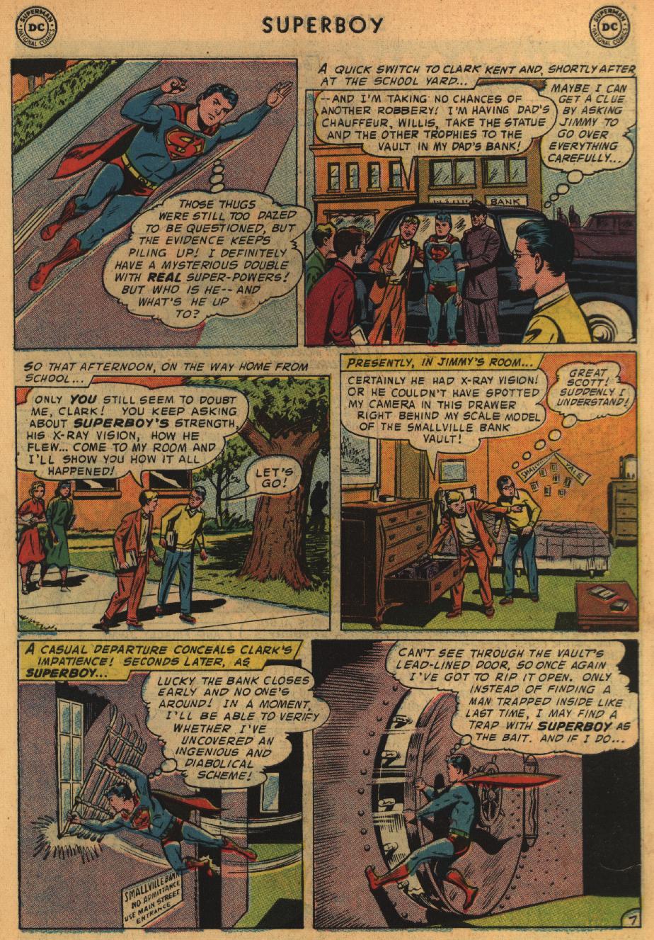 Read online Superboy (1949) comic -  Issue #64 - 8
