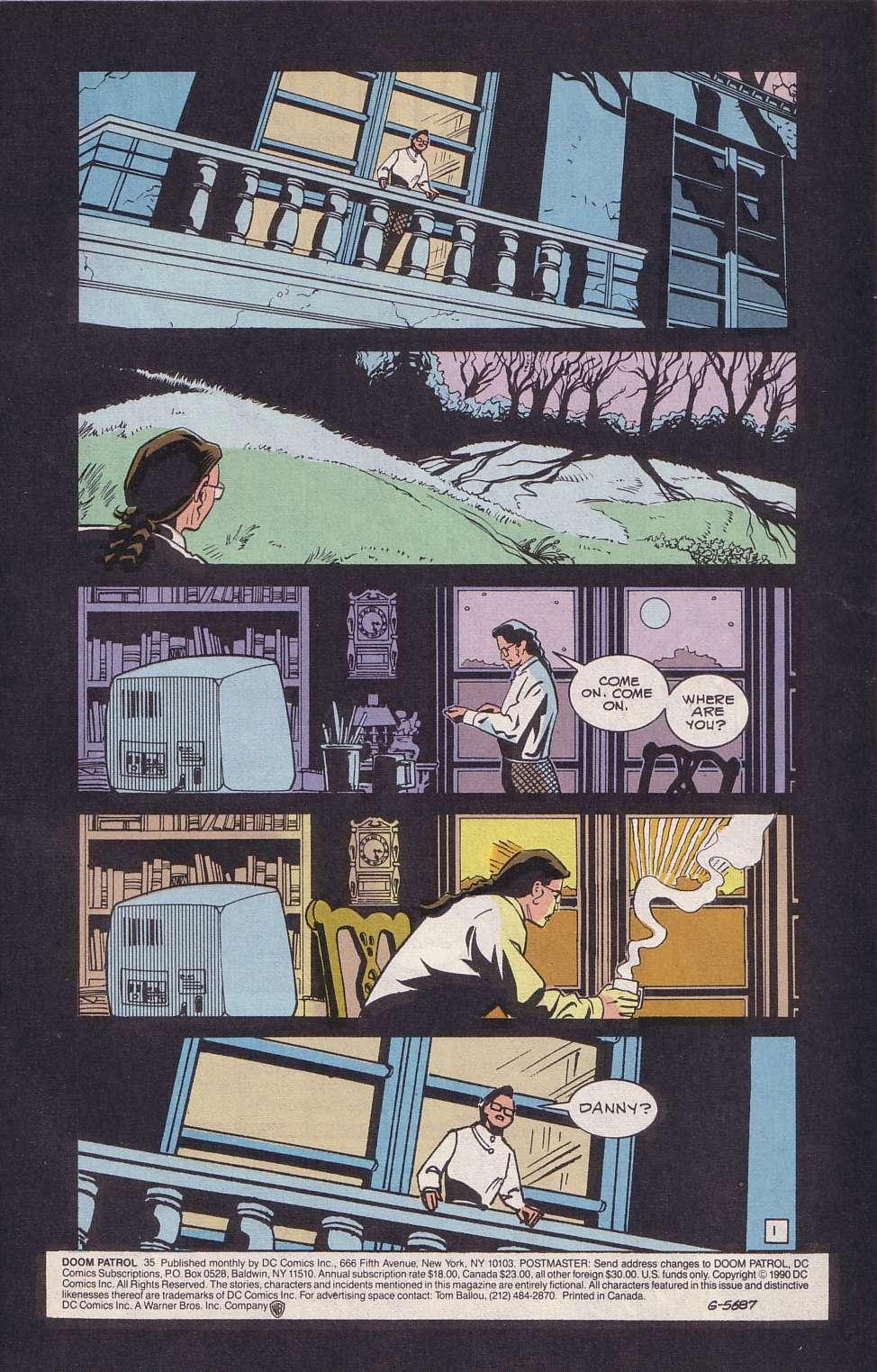 Read online Doom Patrol (1987) comic -  Issue #35 - 2