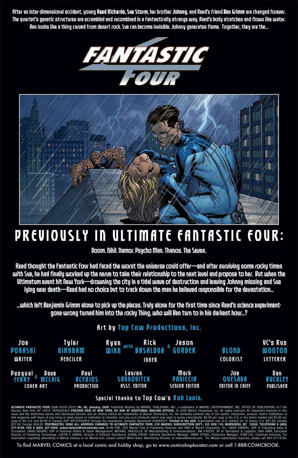 Read online Ultimate Fantastic Four (2004) comic -  Issue #58 - 2
