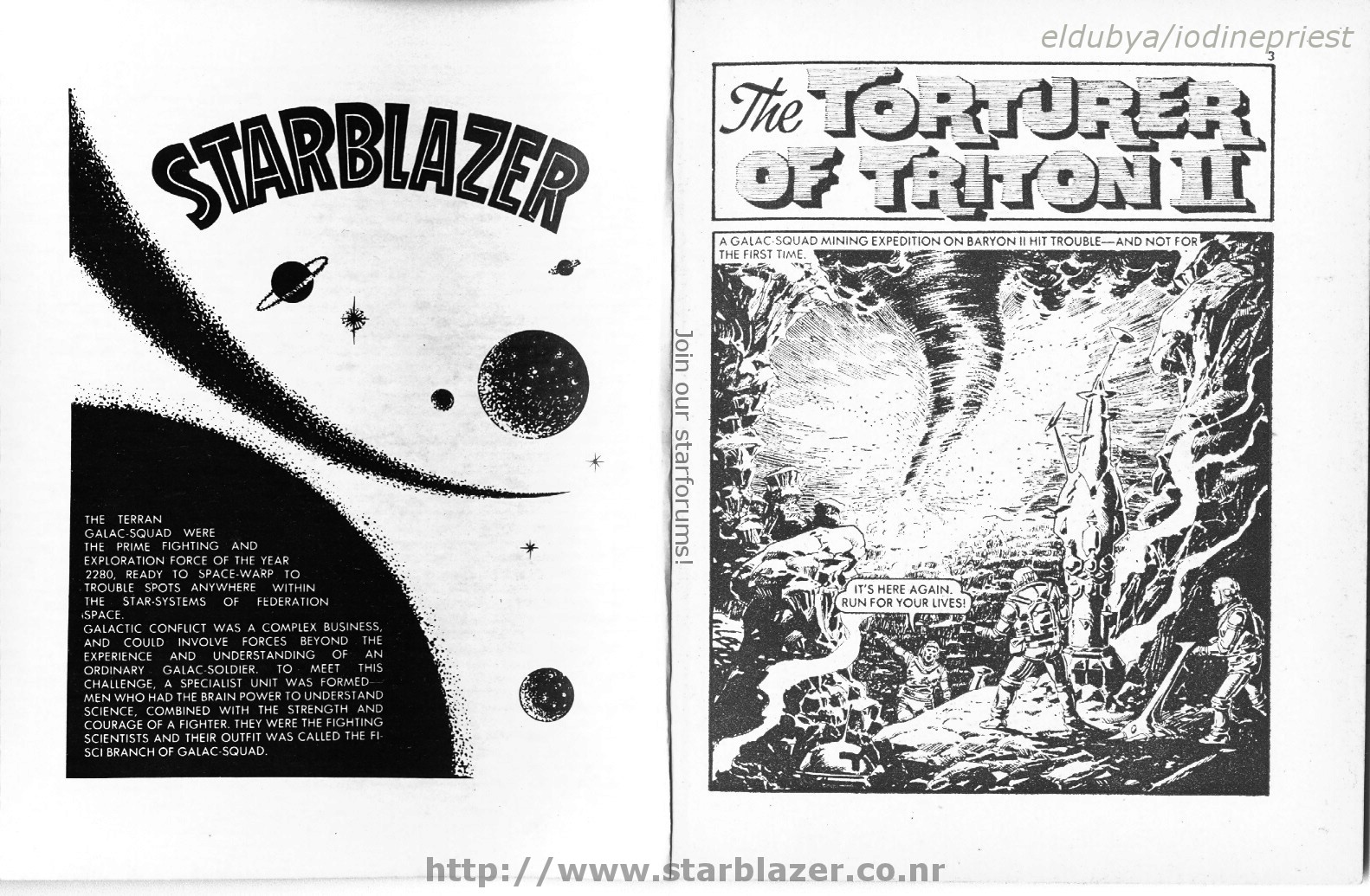 Read online Starblazer comic -  Issue #54 - 3