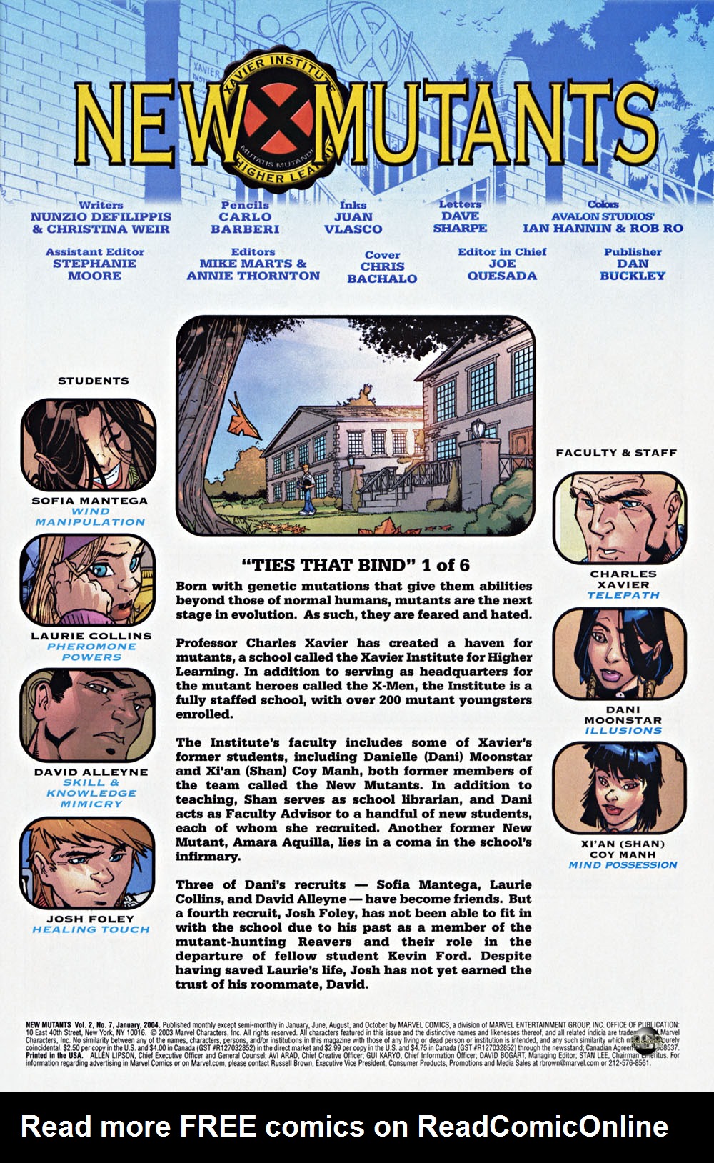 Read online New Mutants (2003) comic -  Issue #7 - 2