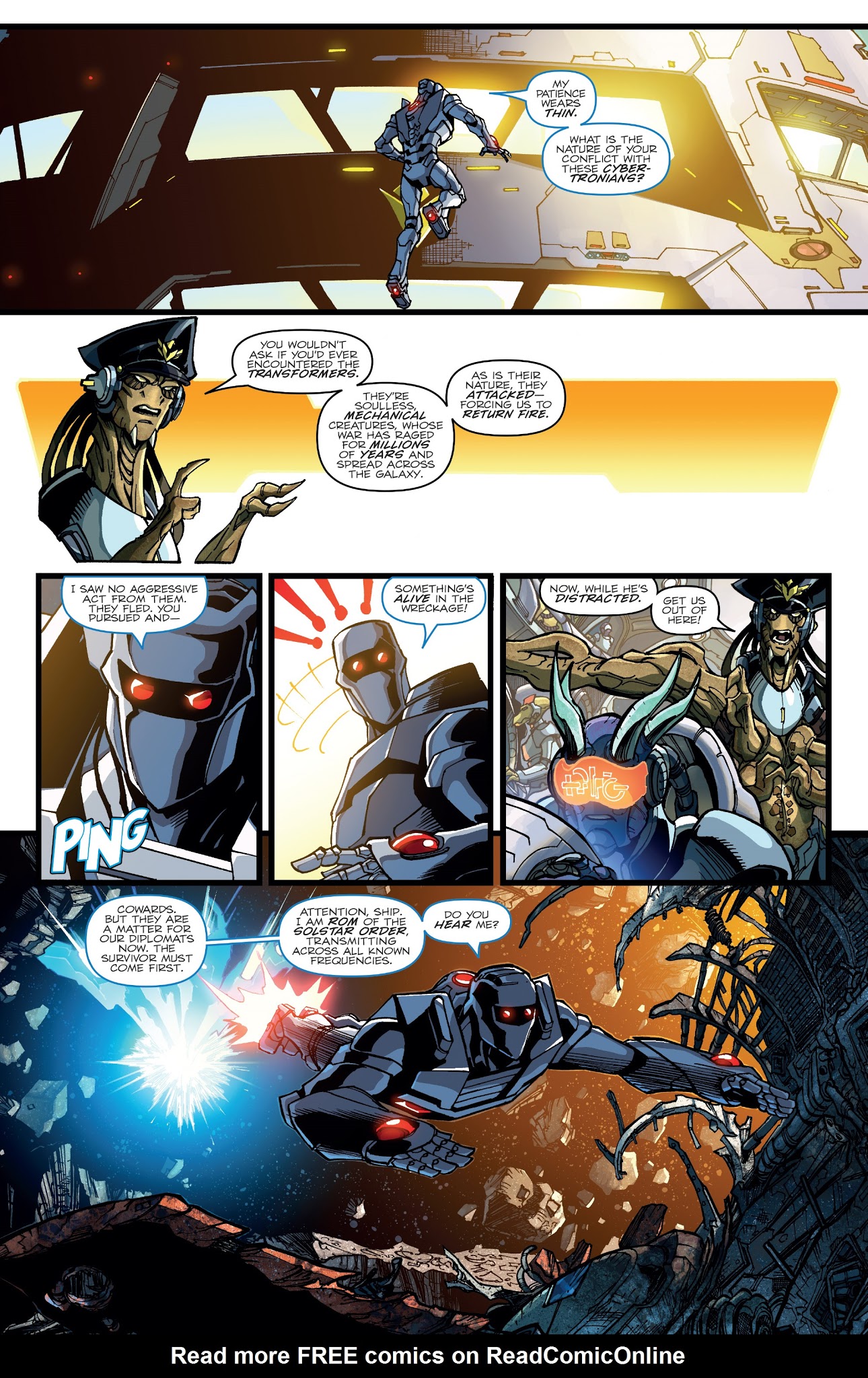 Read online ROM vs. Transformers: Shining Armor comic -  Issue # _TPB 1 - 11
