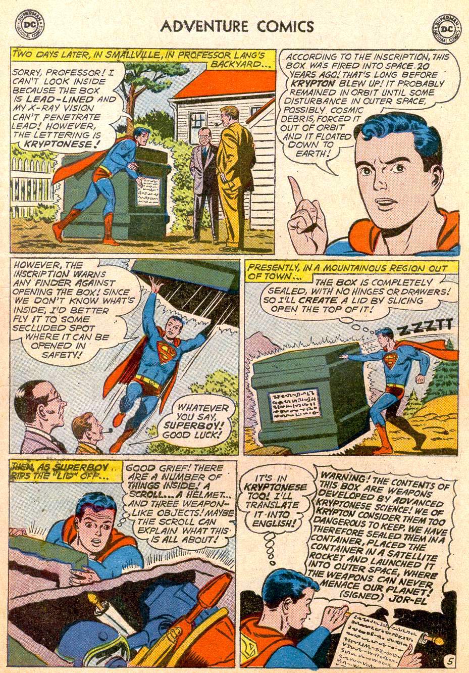 Read online Adventure Comics (1938) comic -  Issue #283 - 7