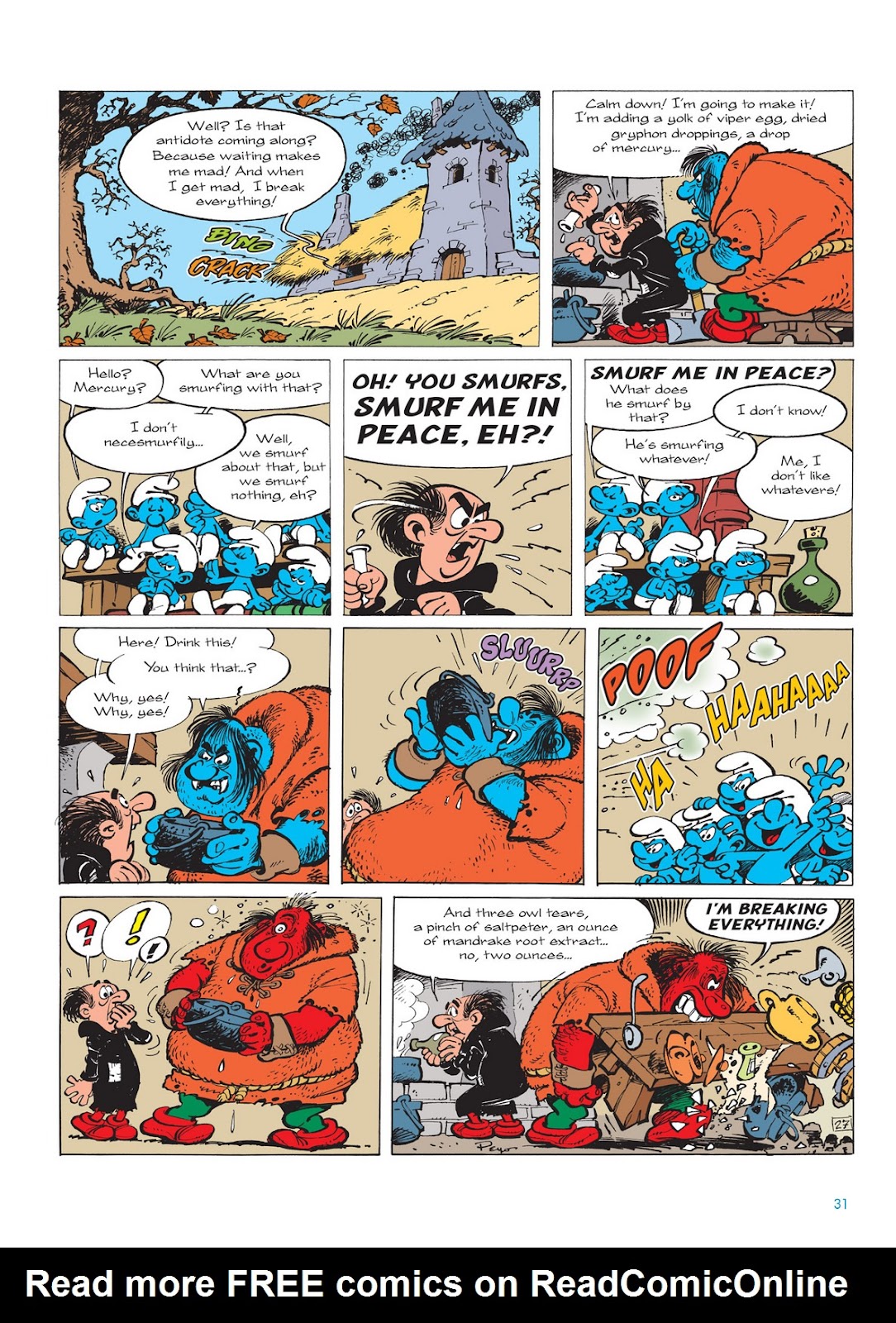 Read online The Smurfs comic -  Issue #13 - 31