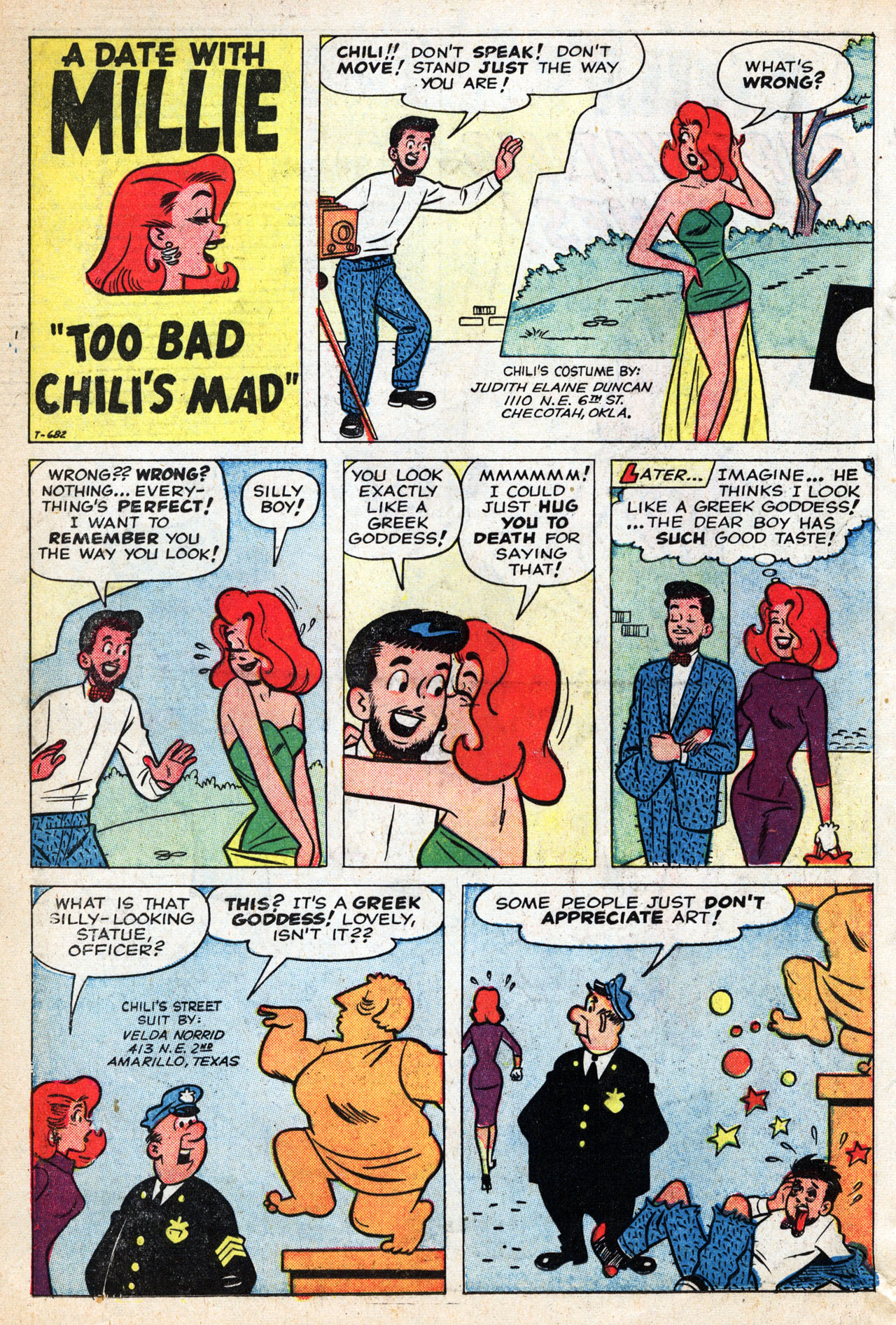 Read online A Date with Millie (1959) comic -  Issue #4 - 18