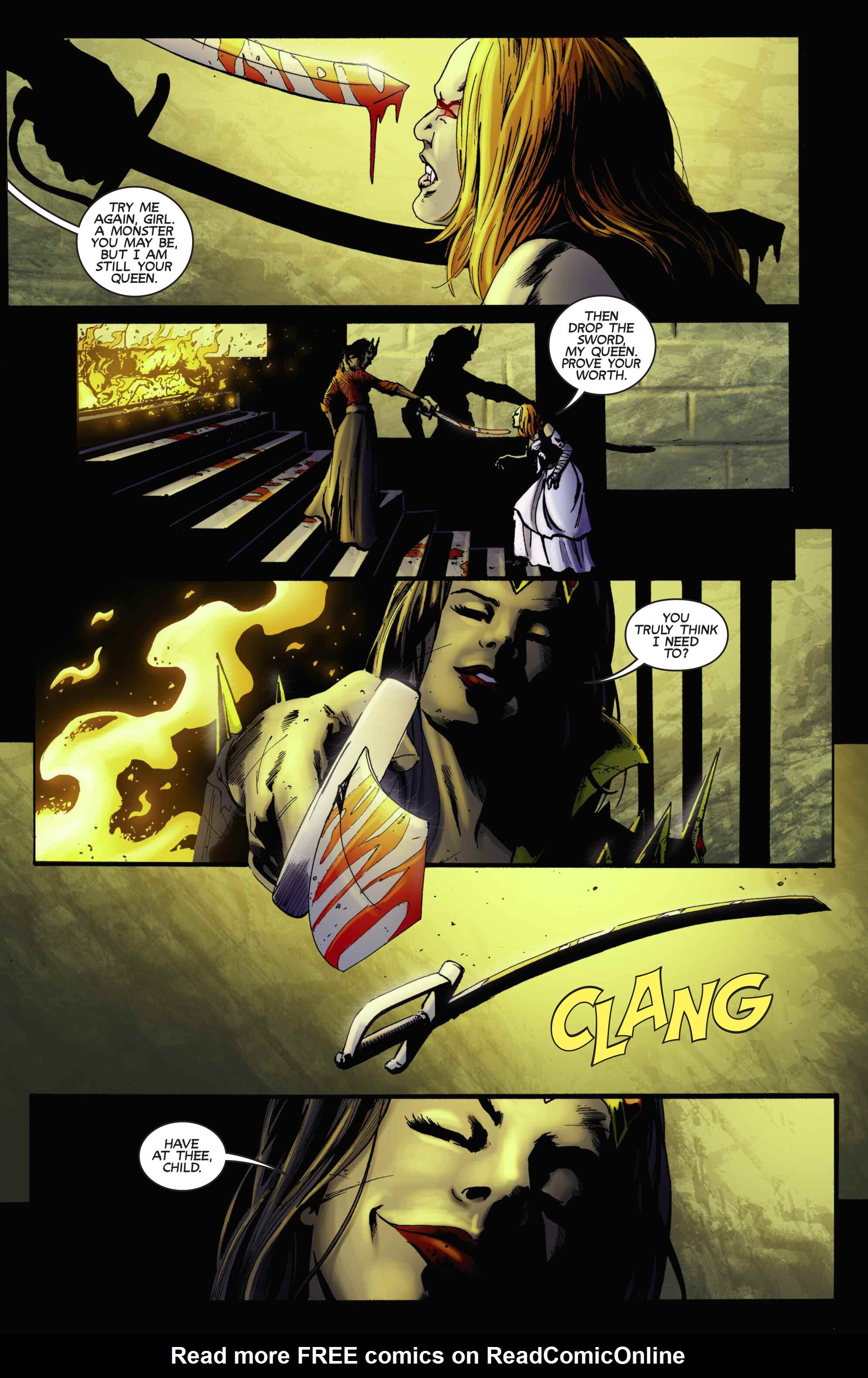 Read online Blood Queen Vs. Dracula comic -  Issue #3 - 16