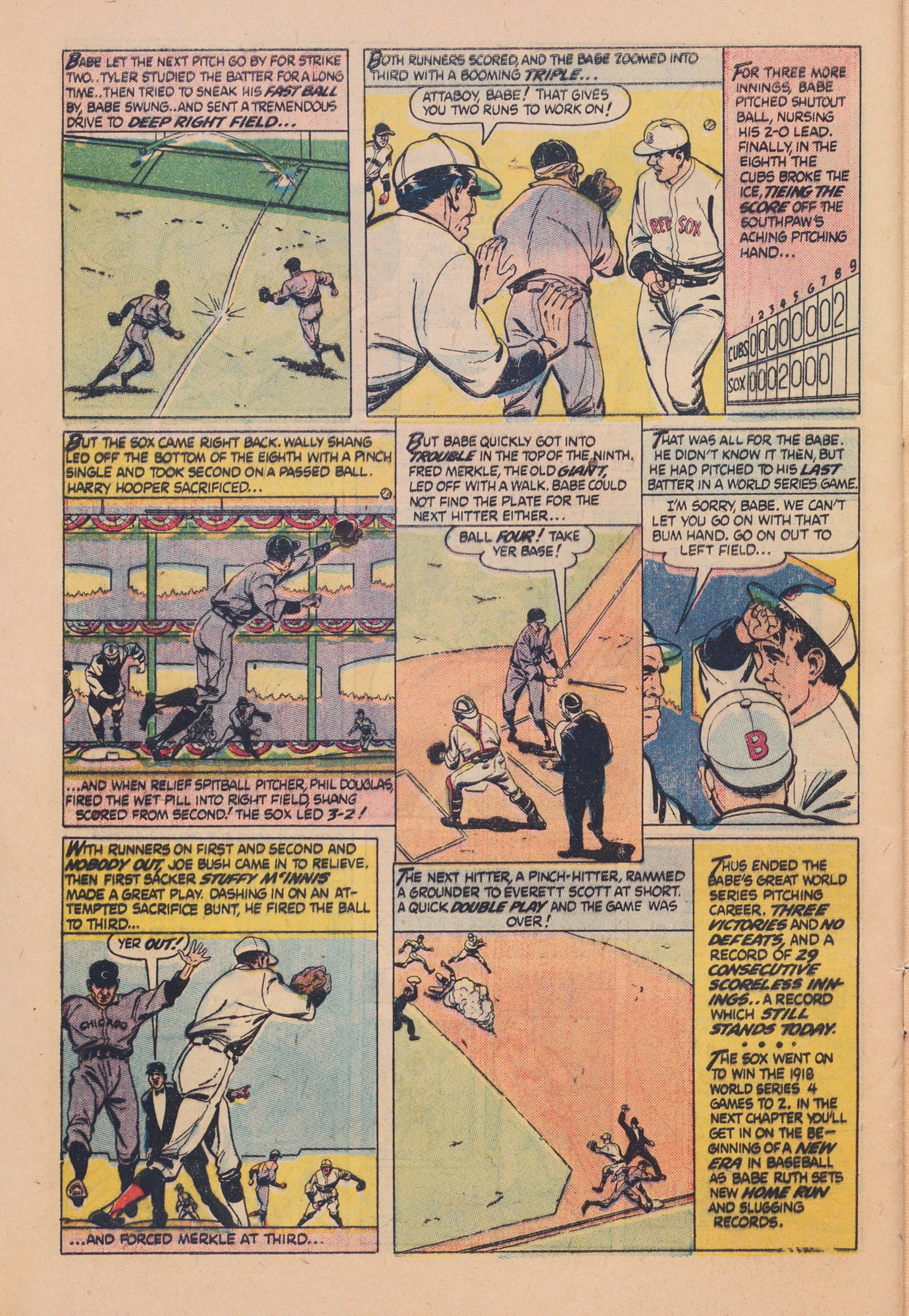 Read online Babe Ruth Sports Comics comic -  Issue #10 - 31