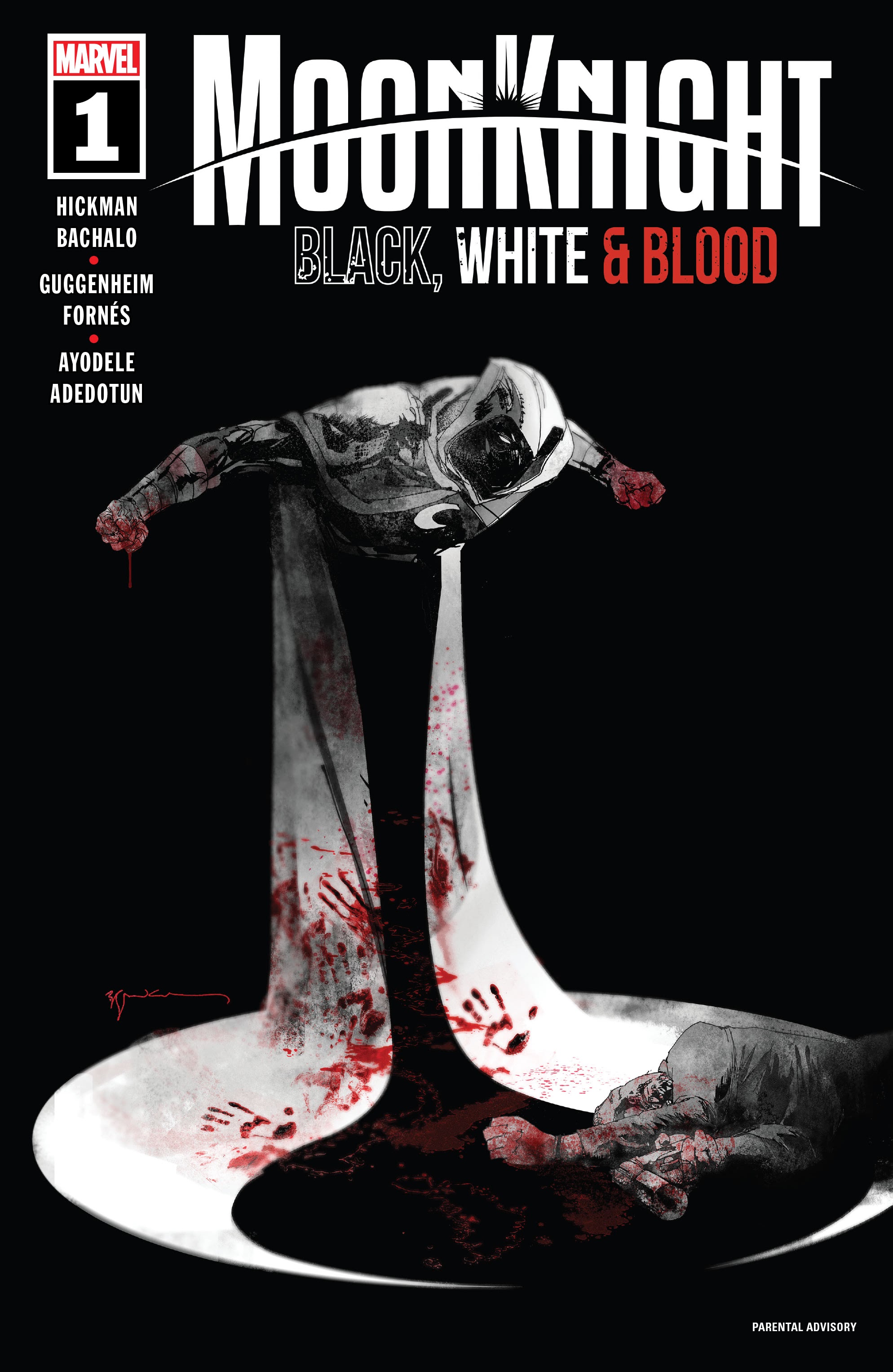 Read online Moon Knight: Black, White & Blood comic -  Issue #1 - 1