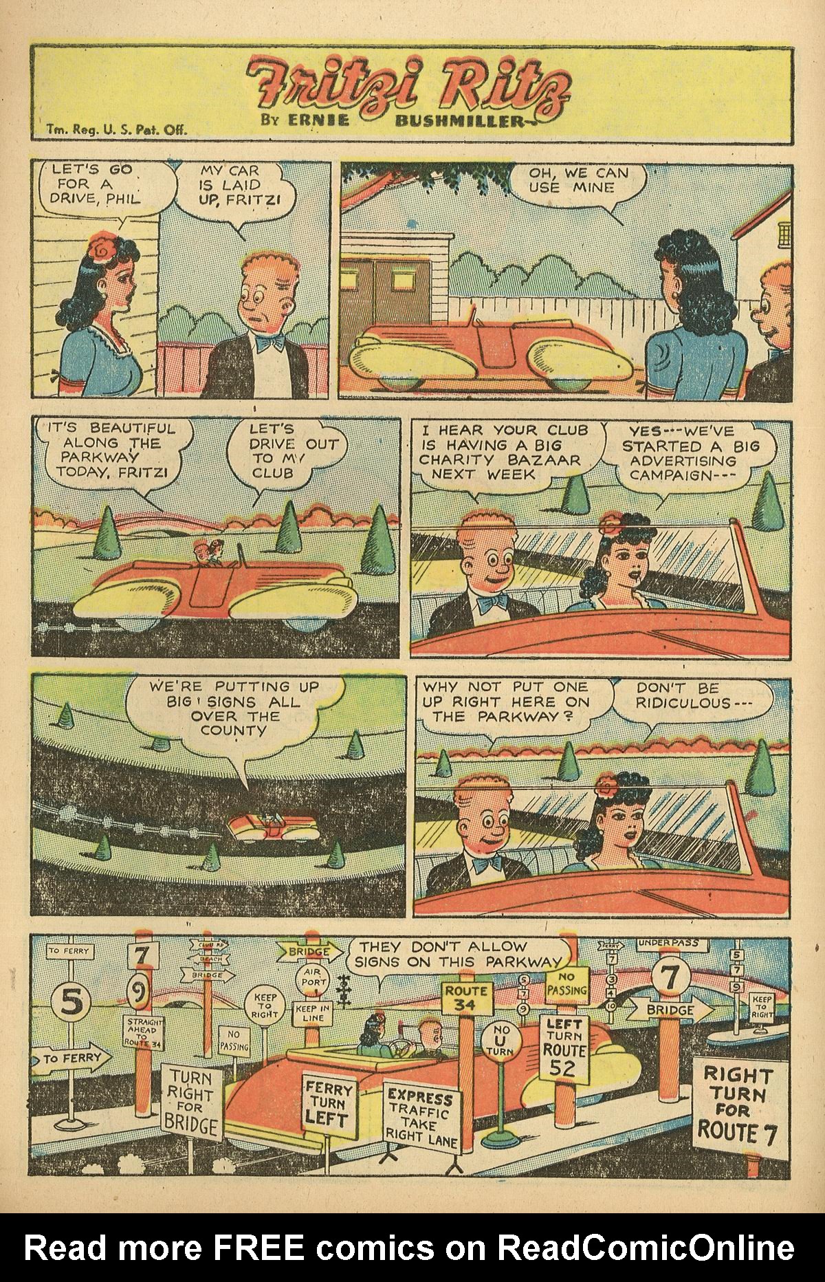 Read online Fritzi Ritz (1948) comic -  Issue #3 - 10