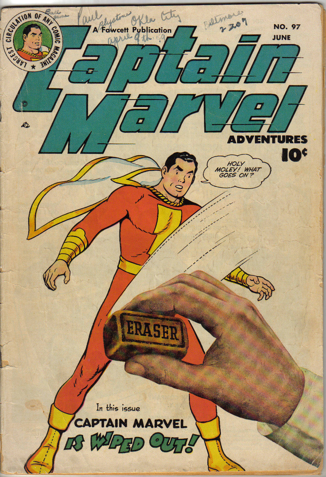 Read online Captain Marvel Adventures comic -  Issue #97 - 1