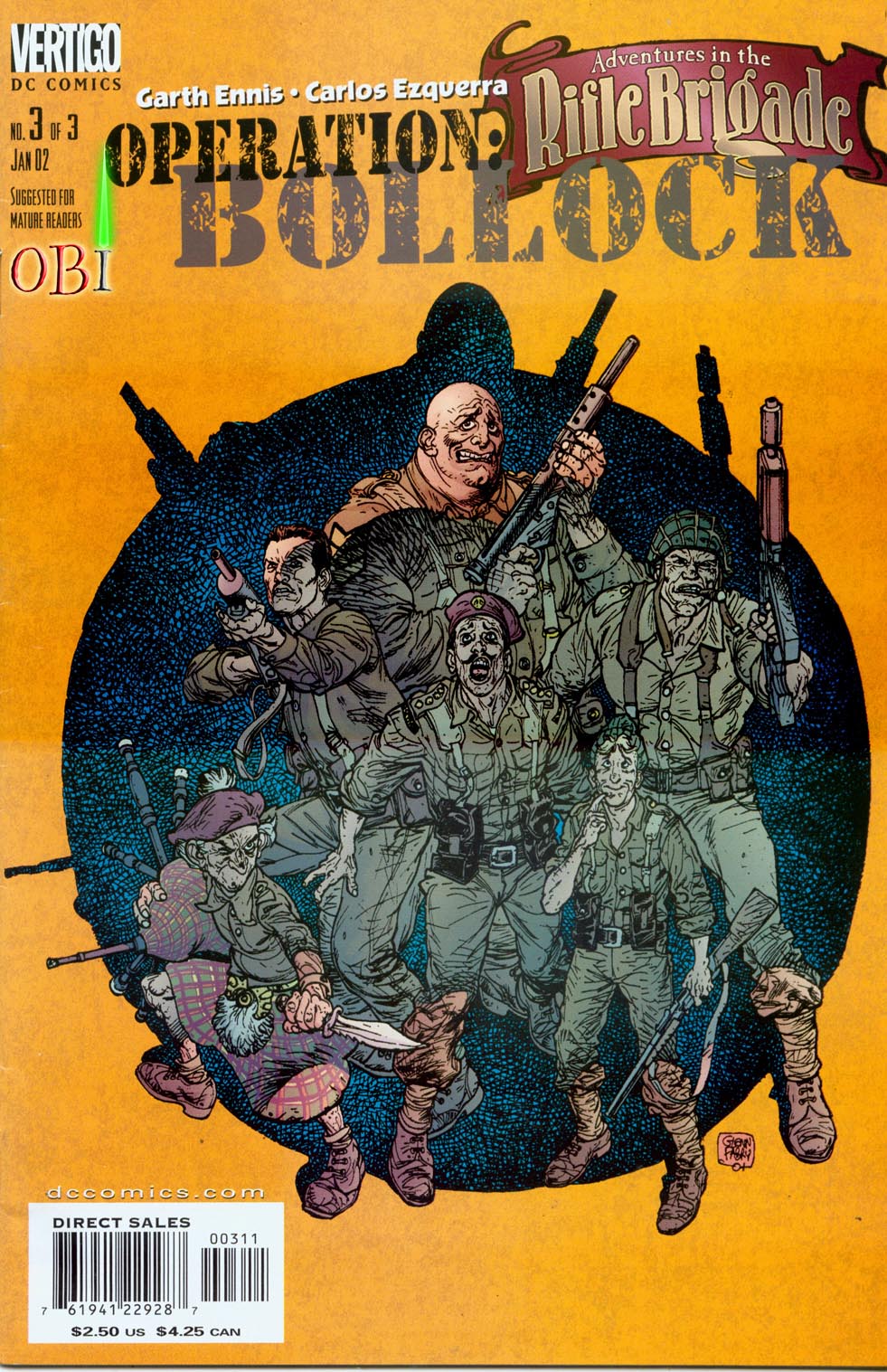 Read online Adventures in the Rifle Brigade: Operation Bollock comic -  Issue #3 - 1