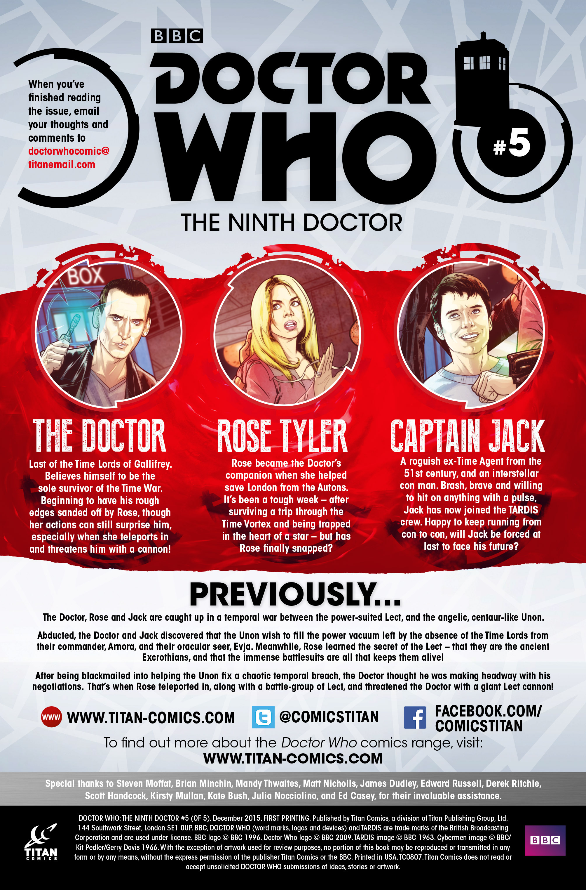 Read online Doctor Who: The Ninth Doctor (2015) comic -  Issue #5 - 4
