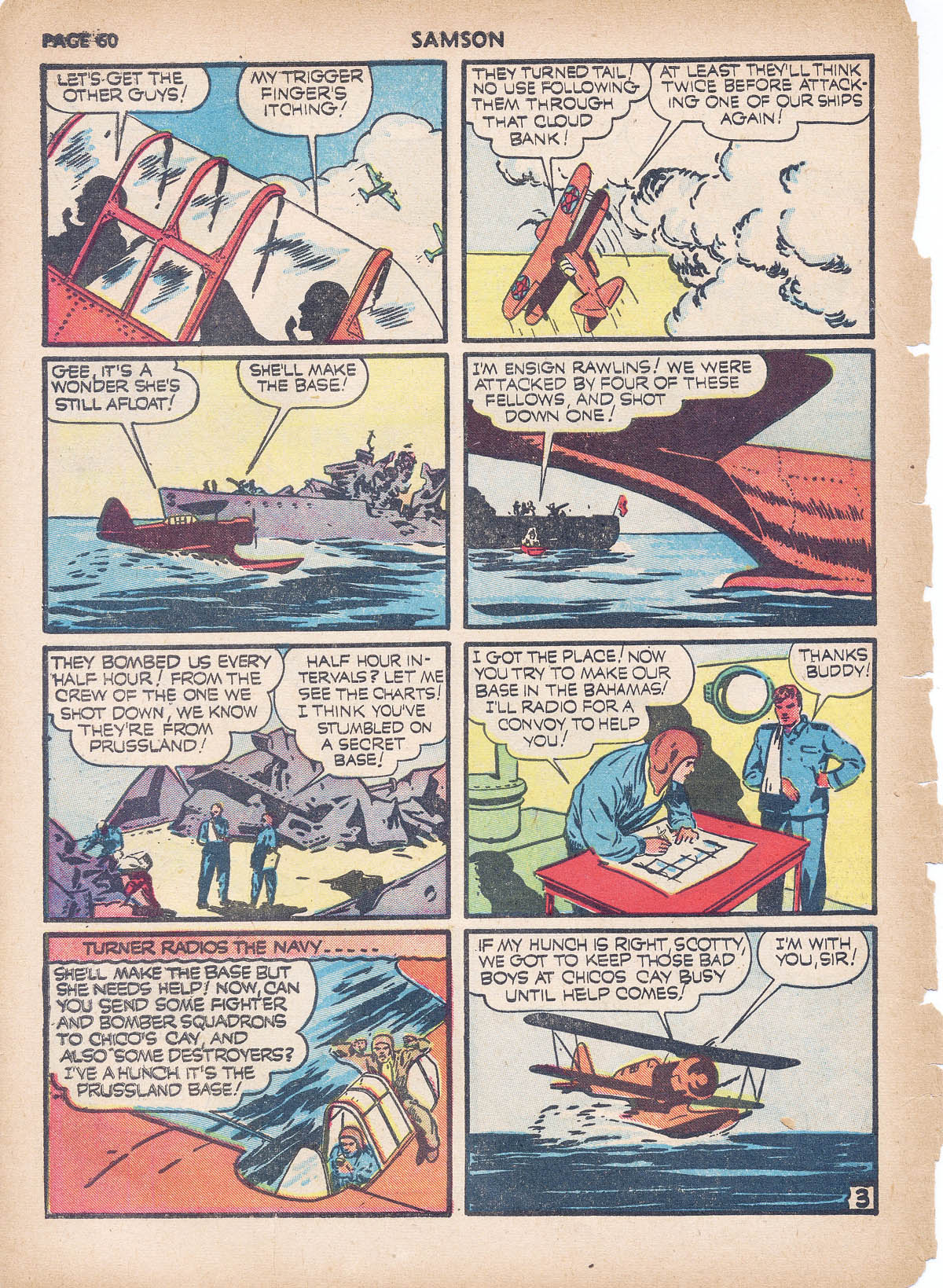 Read online Samson (1940) comic -  Issue #4 - 61