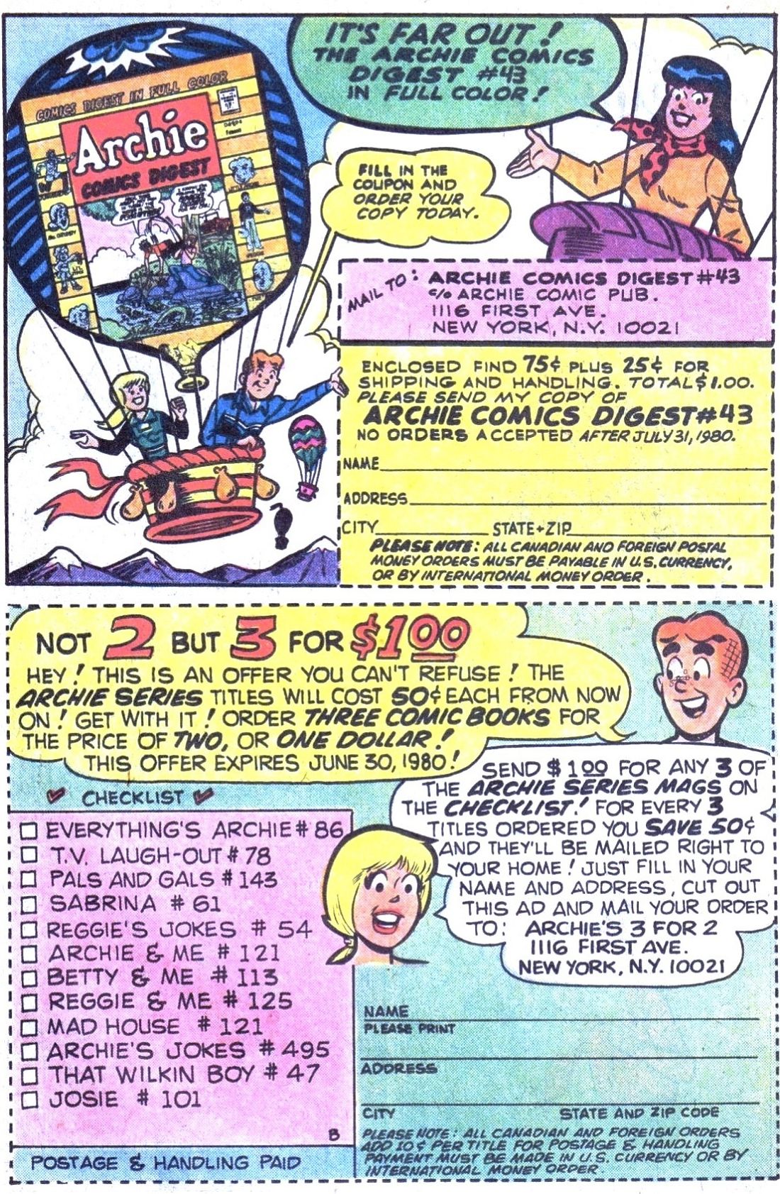 Read online Jughead (1965) comic -  Issue #302 - 19