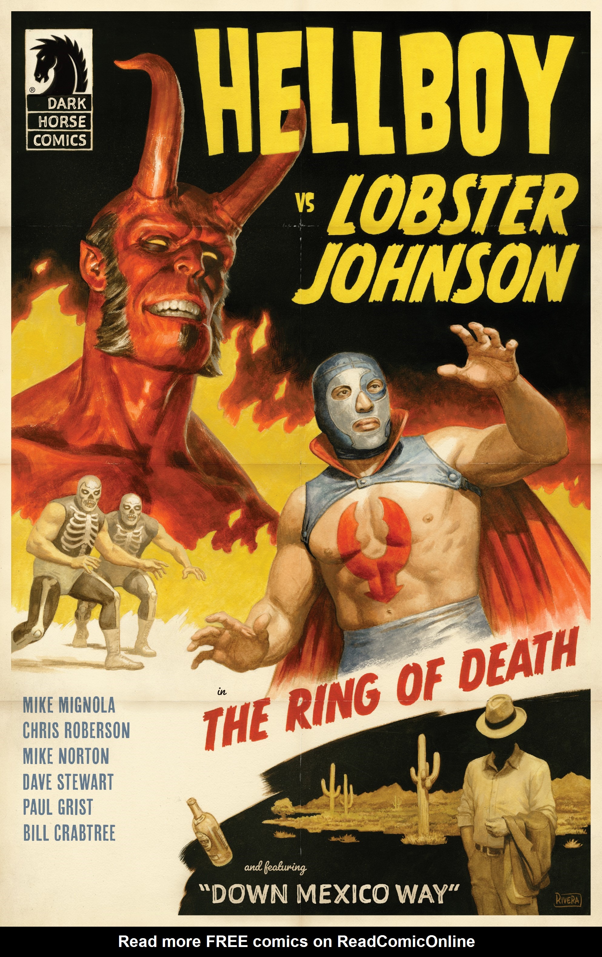 Read online Hellboy vs. Lobster Johnson: The Ring of Death comic -  Issue # Full - 1