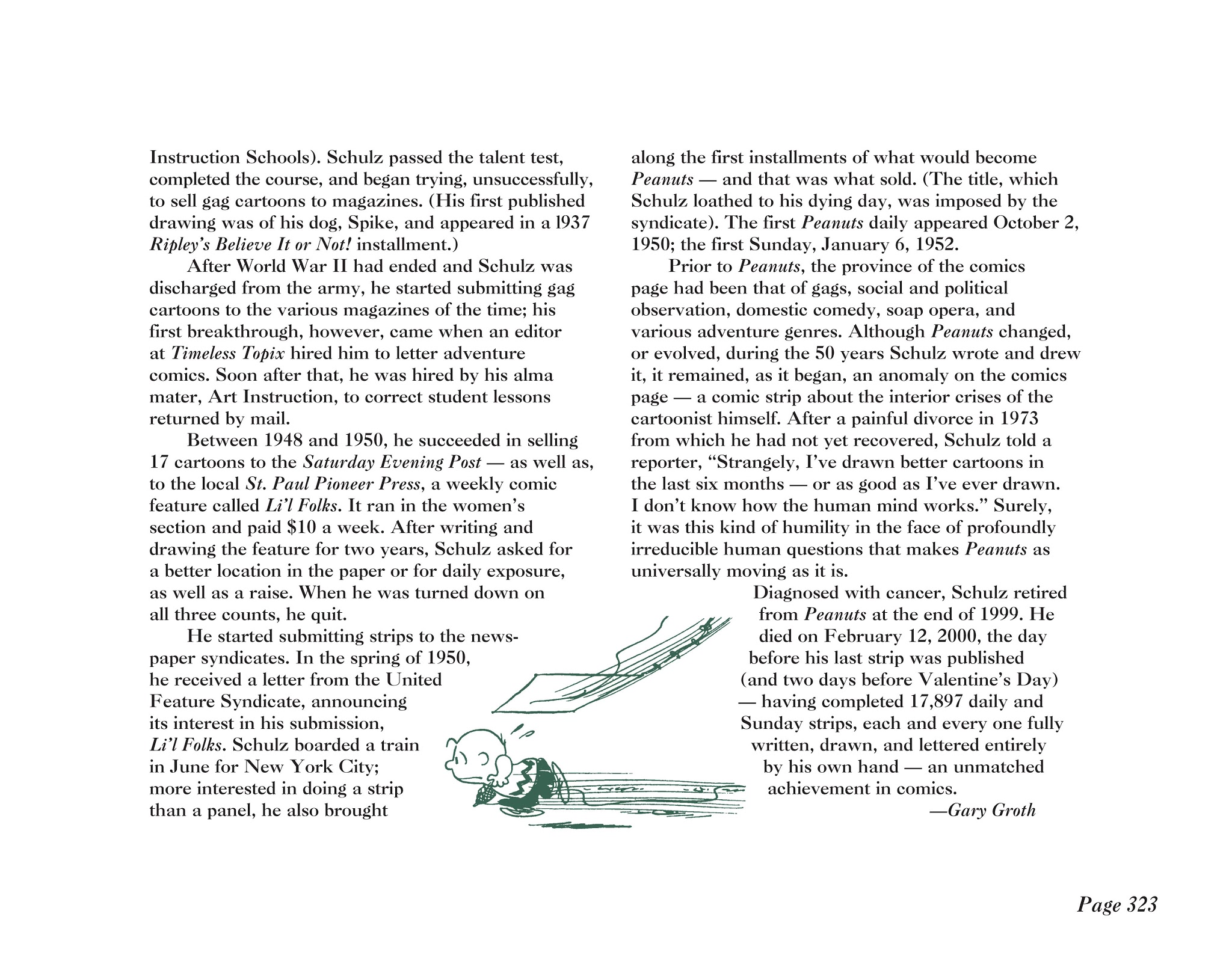 Read online The Complete Peanuts comic -  Issue # TPB 5 - 337