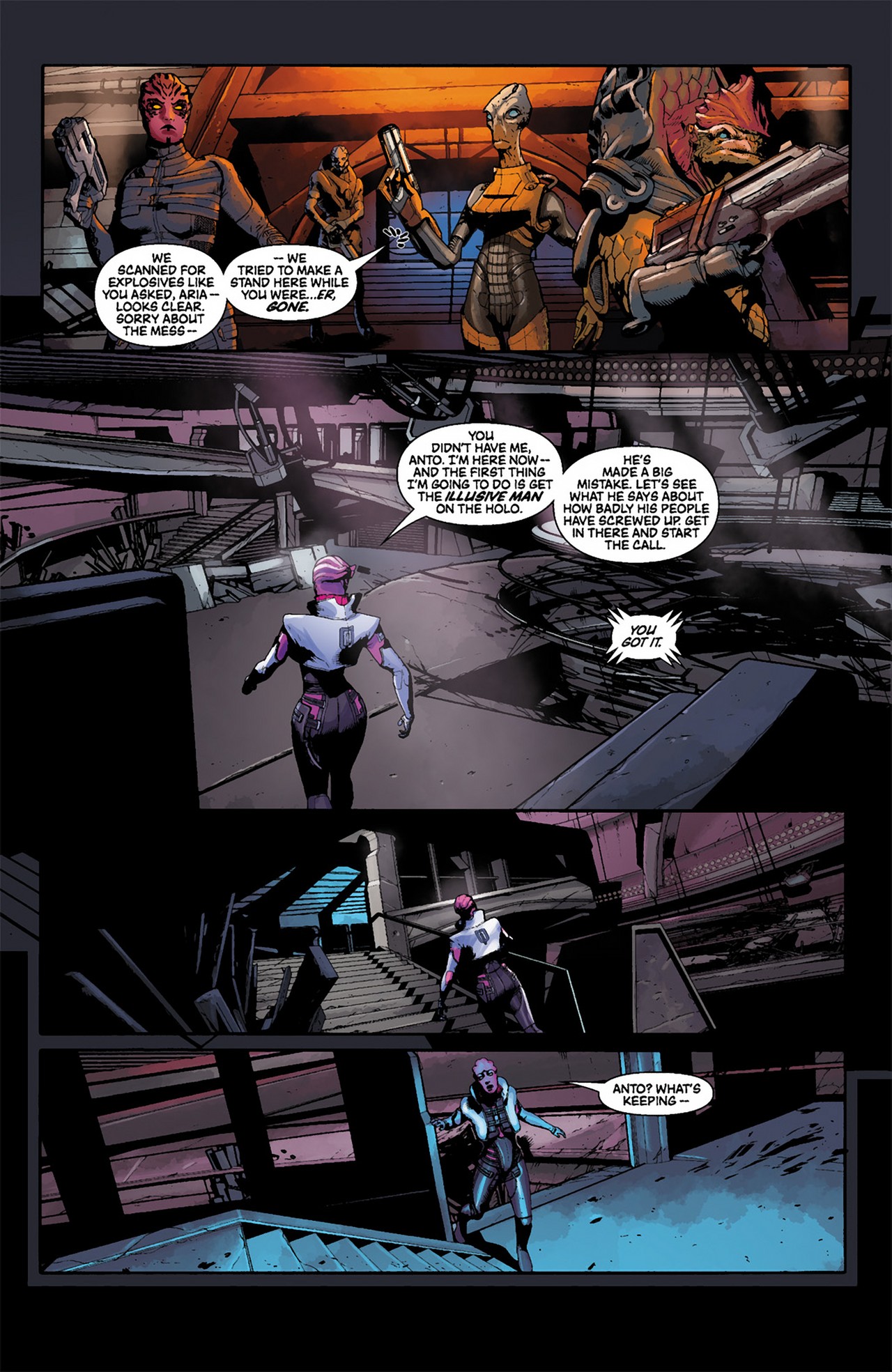 Read online Mass Effect: Invasion comic -  Issue #4 - 17