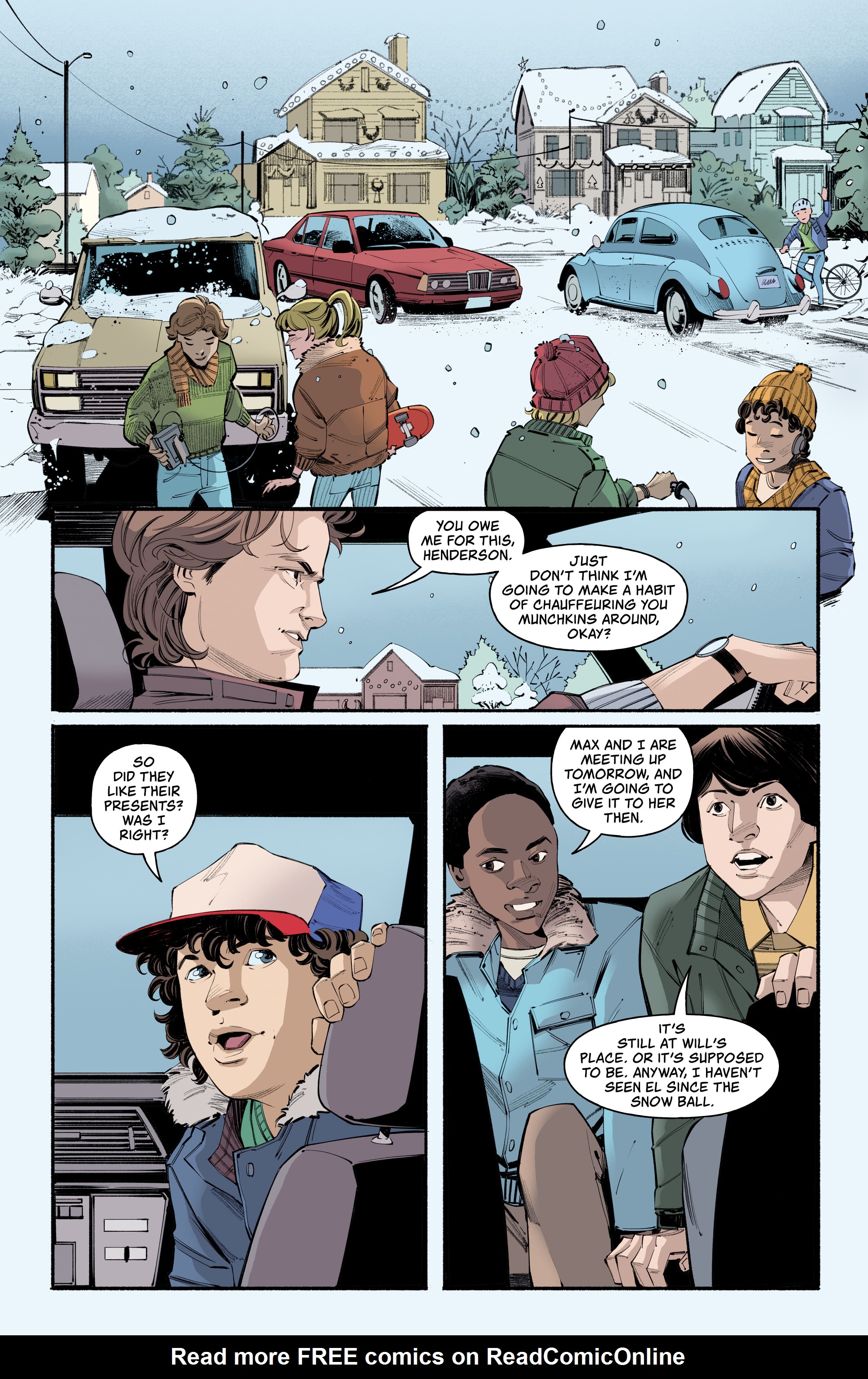Read online Stranger Things Winter Special one-shot comic -  Issue # Full - 4